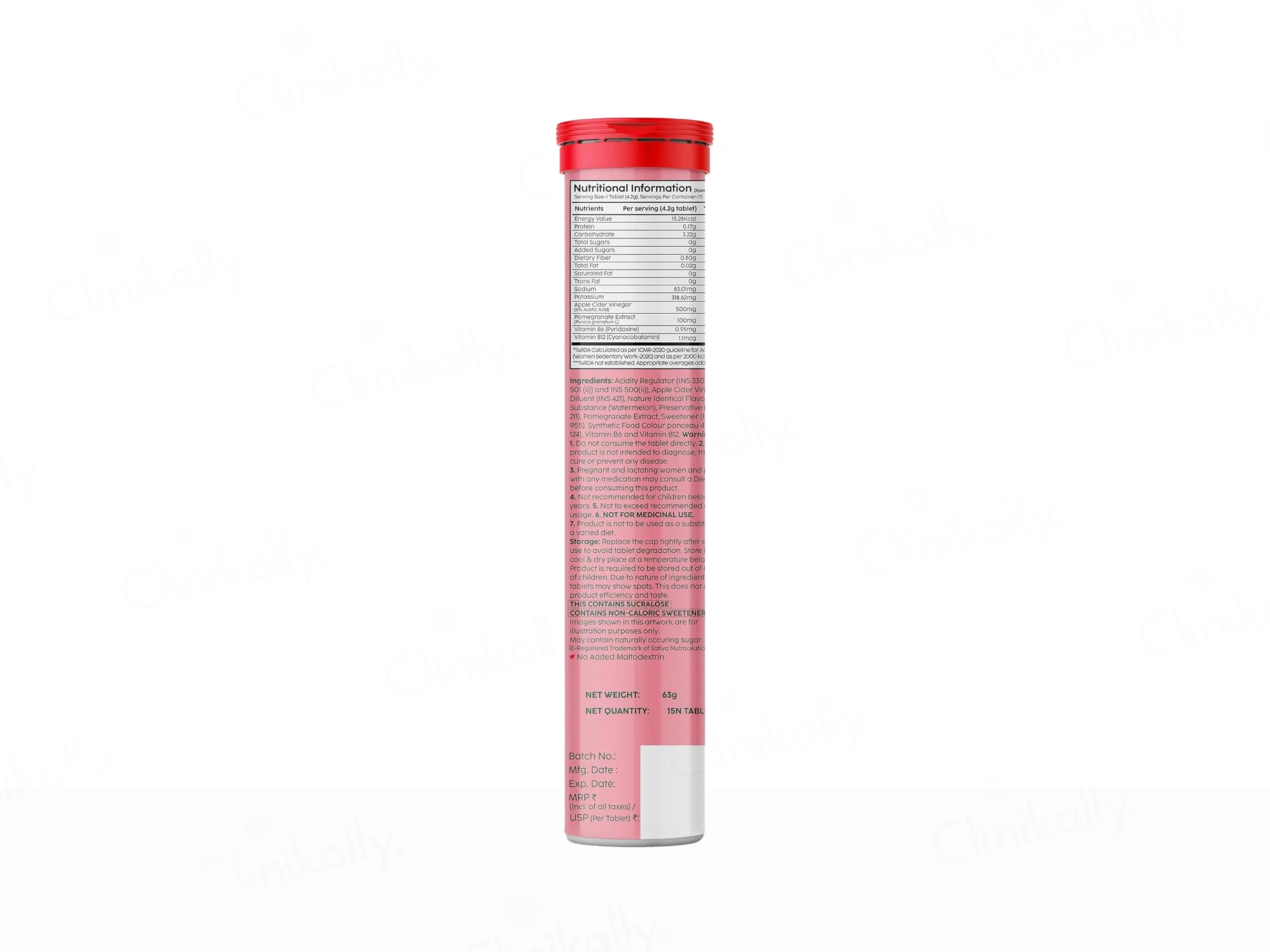 Plix Apple Cider Vinegar Effervescent Tablet - Image 9