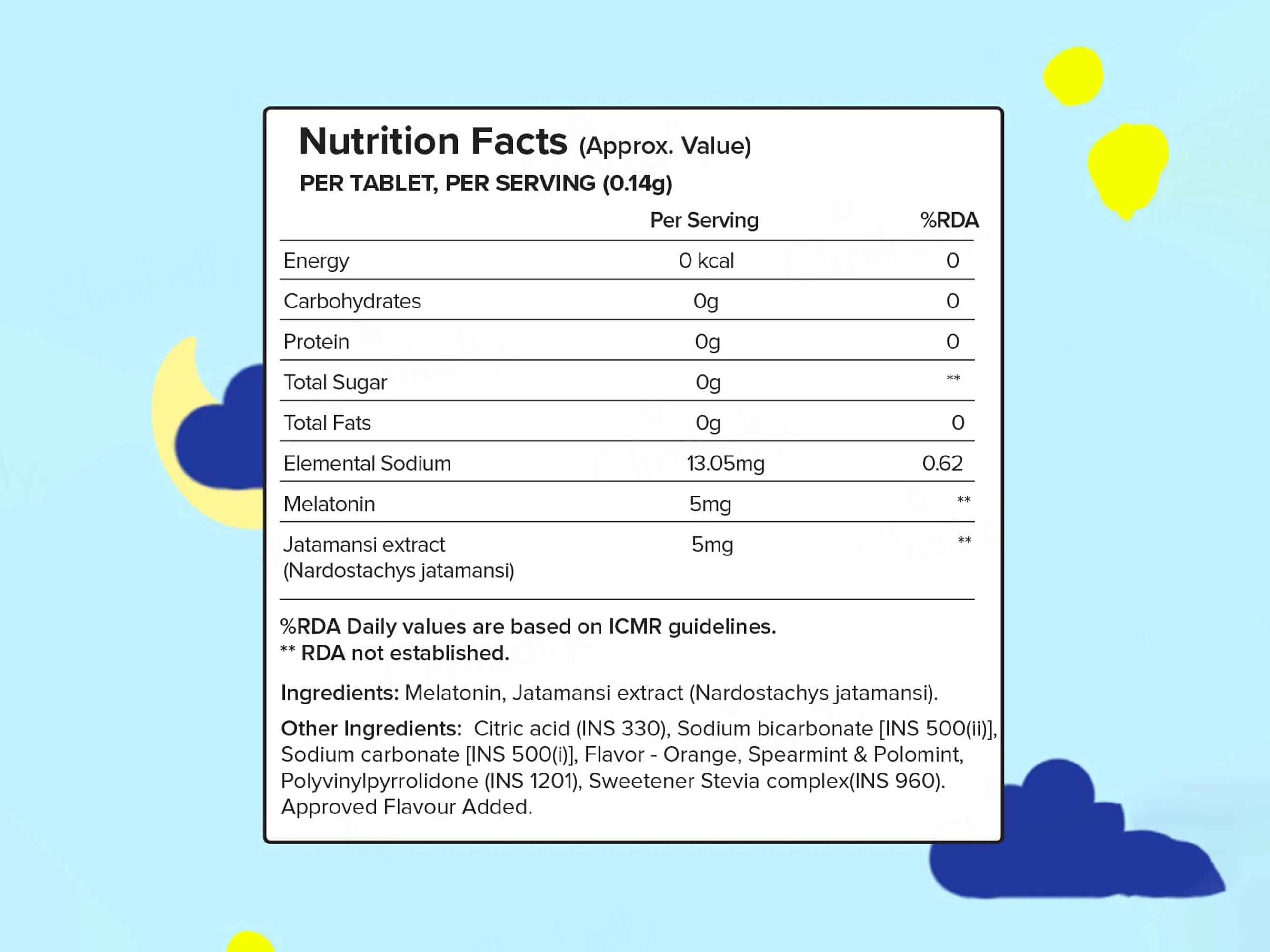 Plix Deep Sleep Nutraceuticals Mini Mints Tablet - Image 2