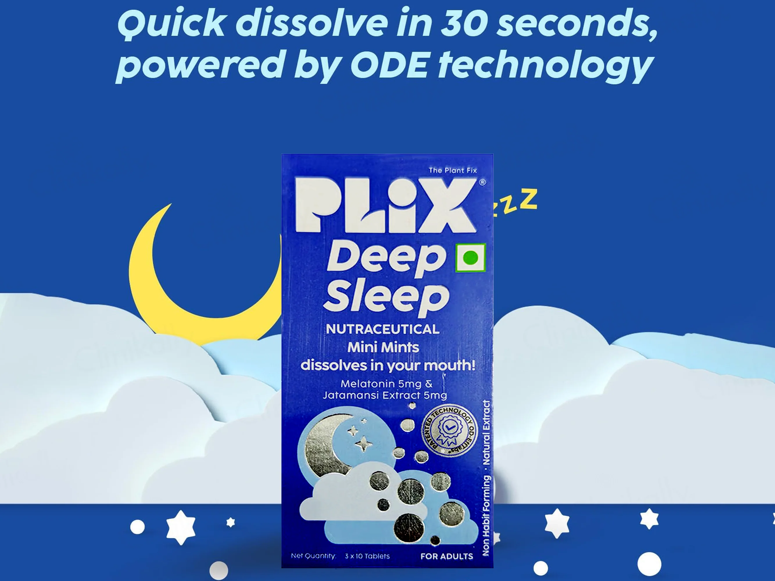 Plix Deep Sleep Nutraceuticals Mini Mints Tablet - Image 4