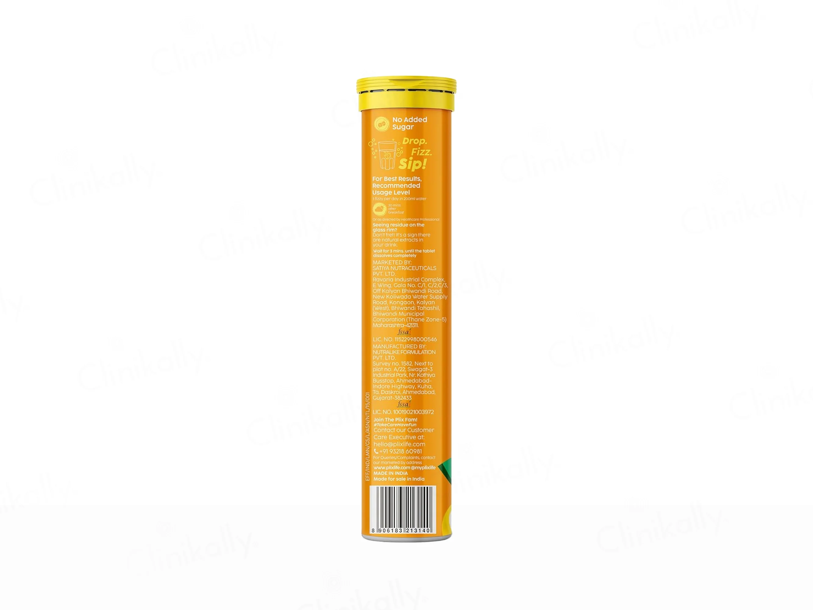Plix Glowy Skin Effervescent Tablet - Lemon Flavour - Image 8