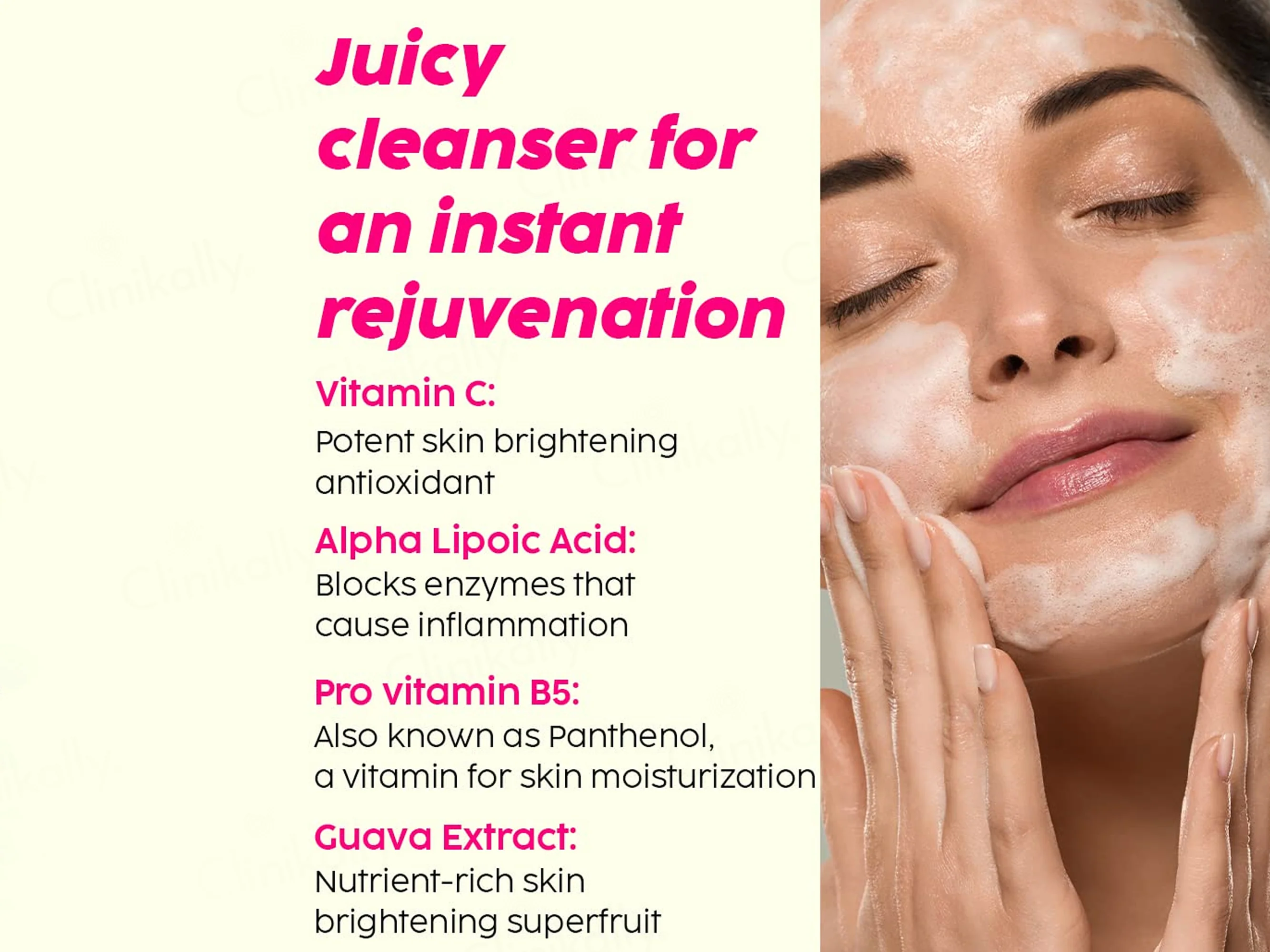 Plix Guava Glow Juicy Cleanser - Image 2