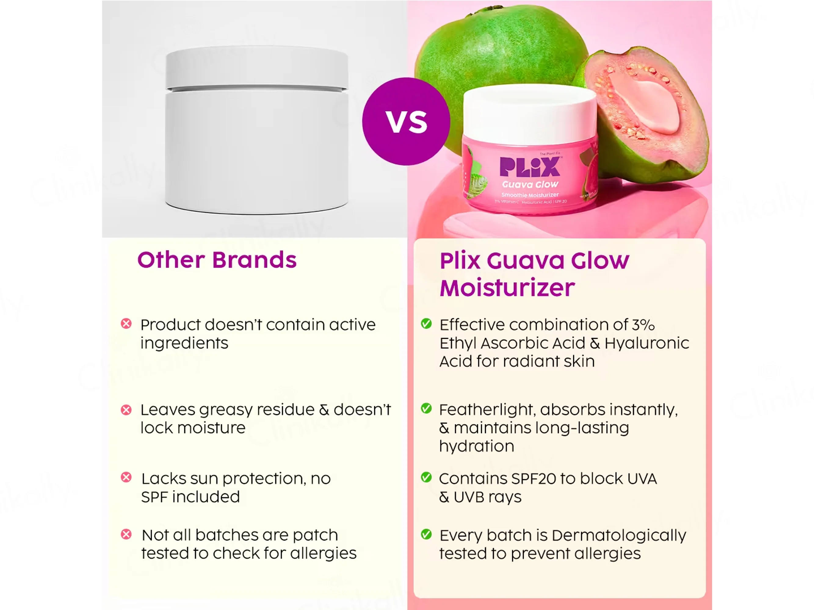 Plix Guava Glow Smoothie Moisturizer - Image 7
