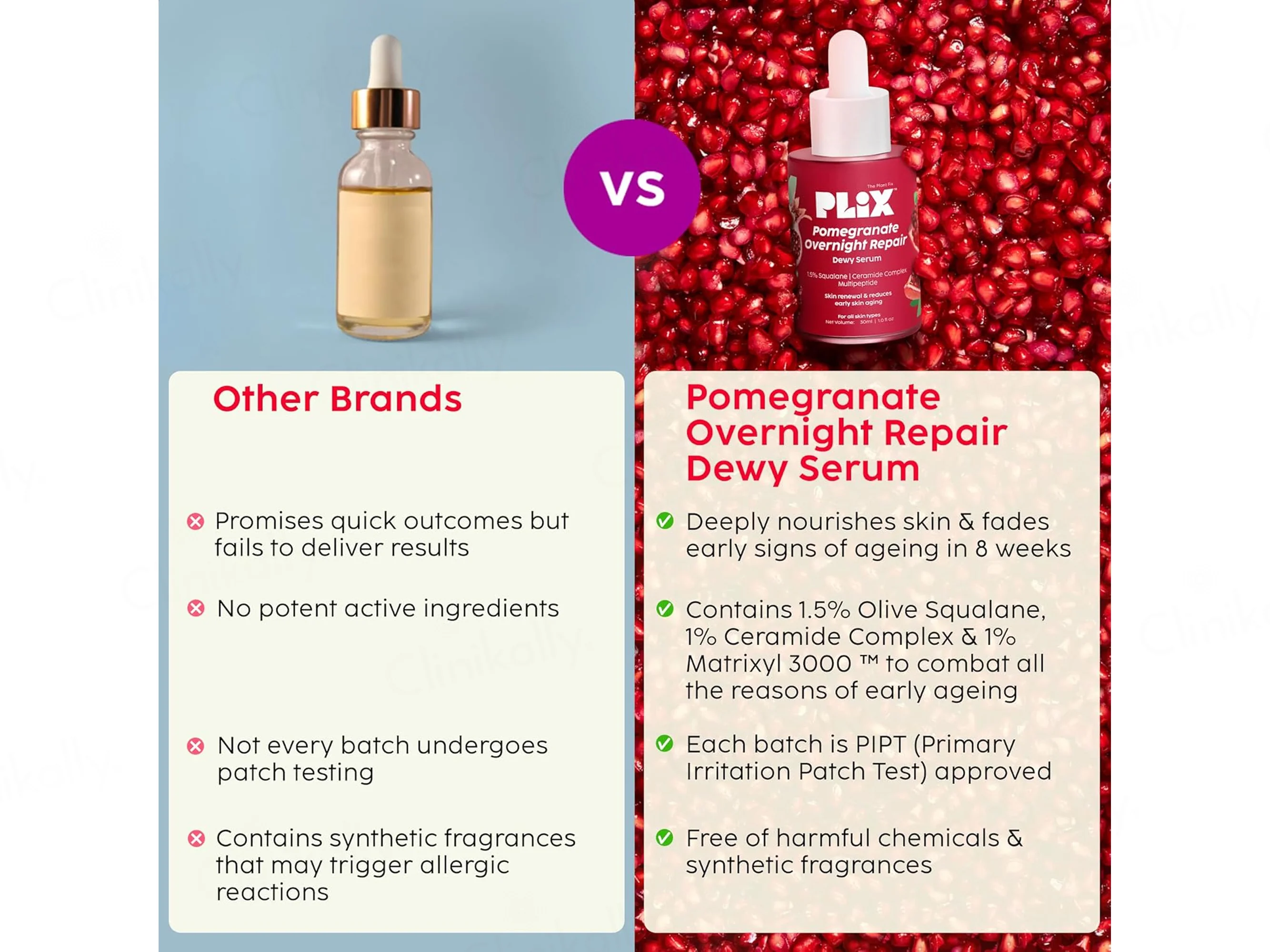 Plix Pomegranate Overnight Repair Dewy Serum - Image 6