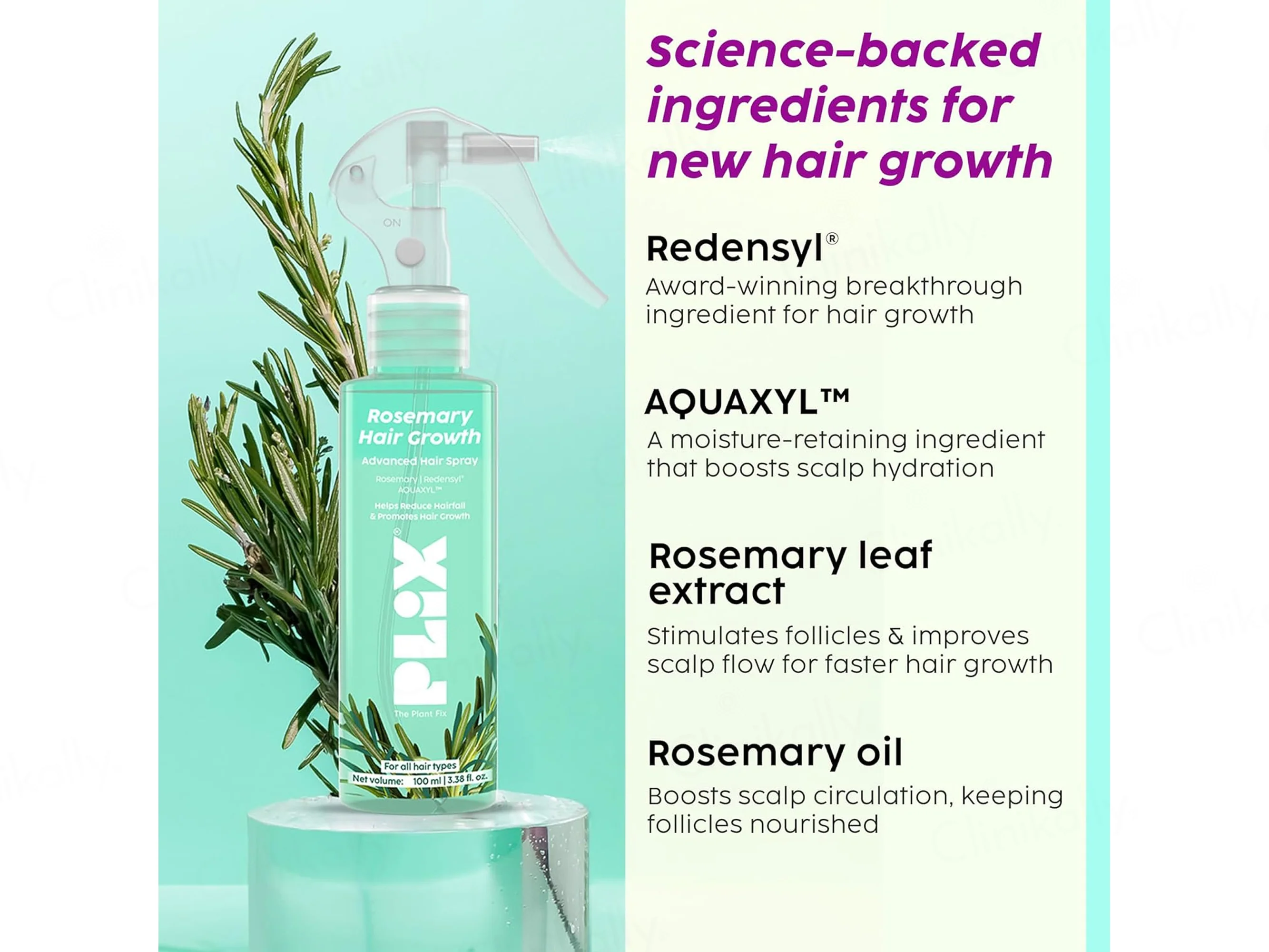 Plix Rosemary Hair Growth Advanced Spray - Image 5