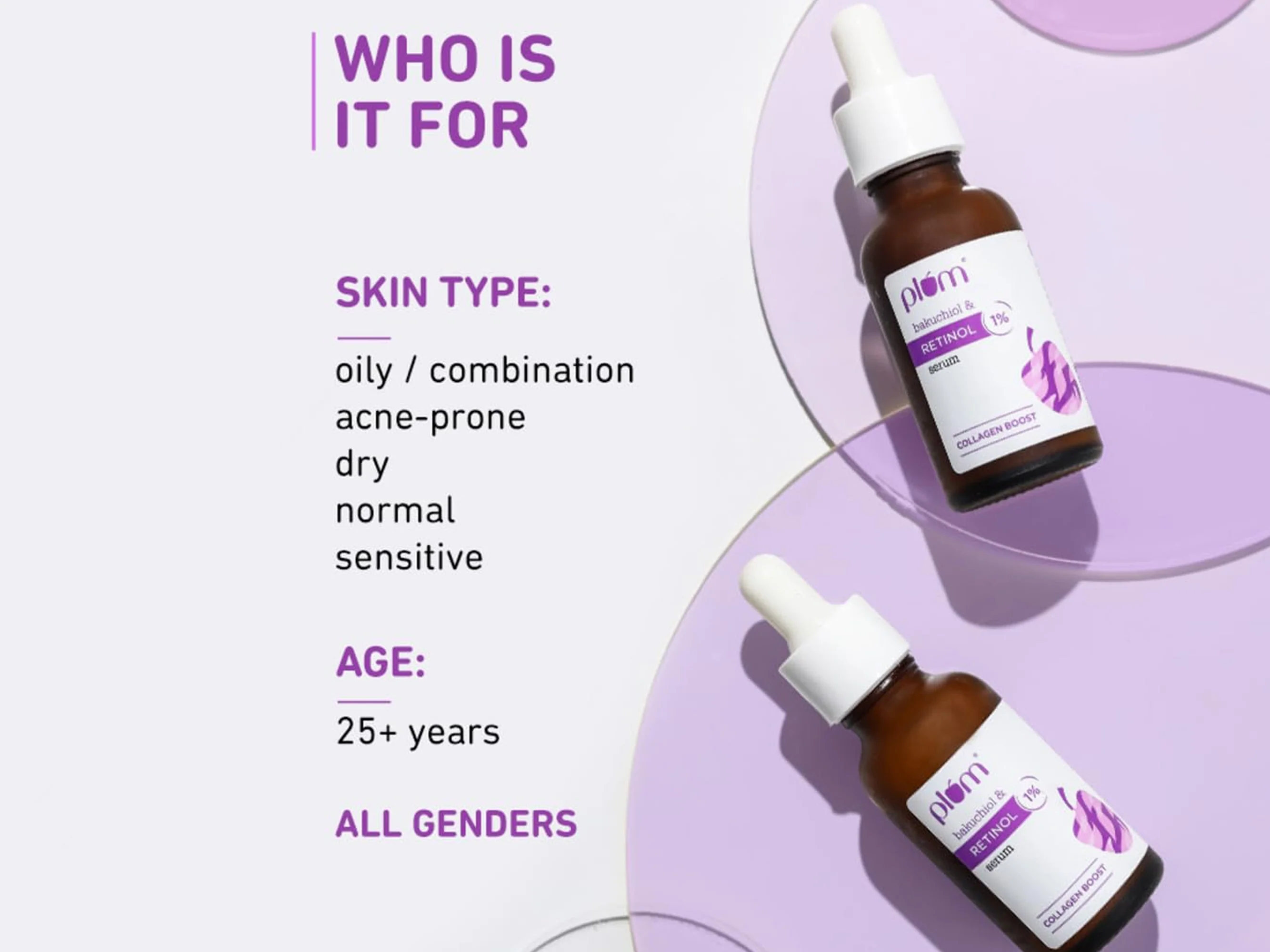 Plum 1% Retinol Collagen Boost Face Serum With Bakuchiol - Image 3