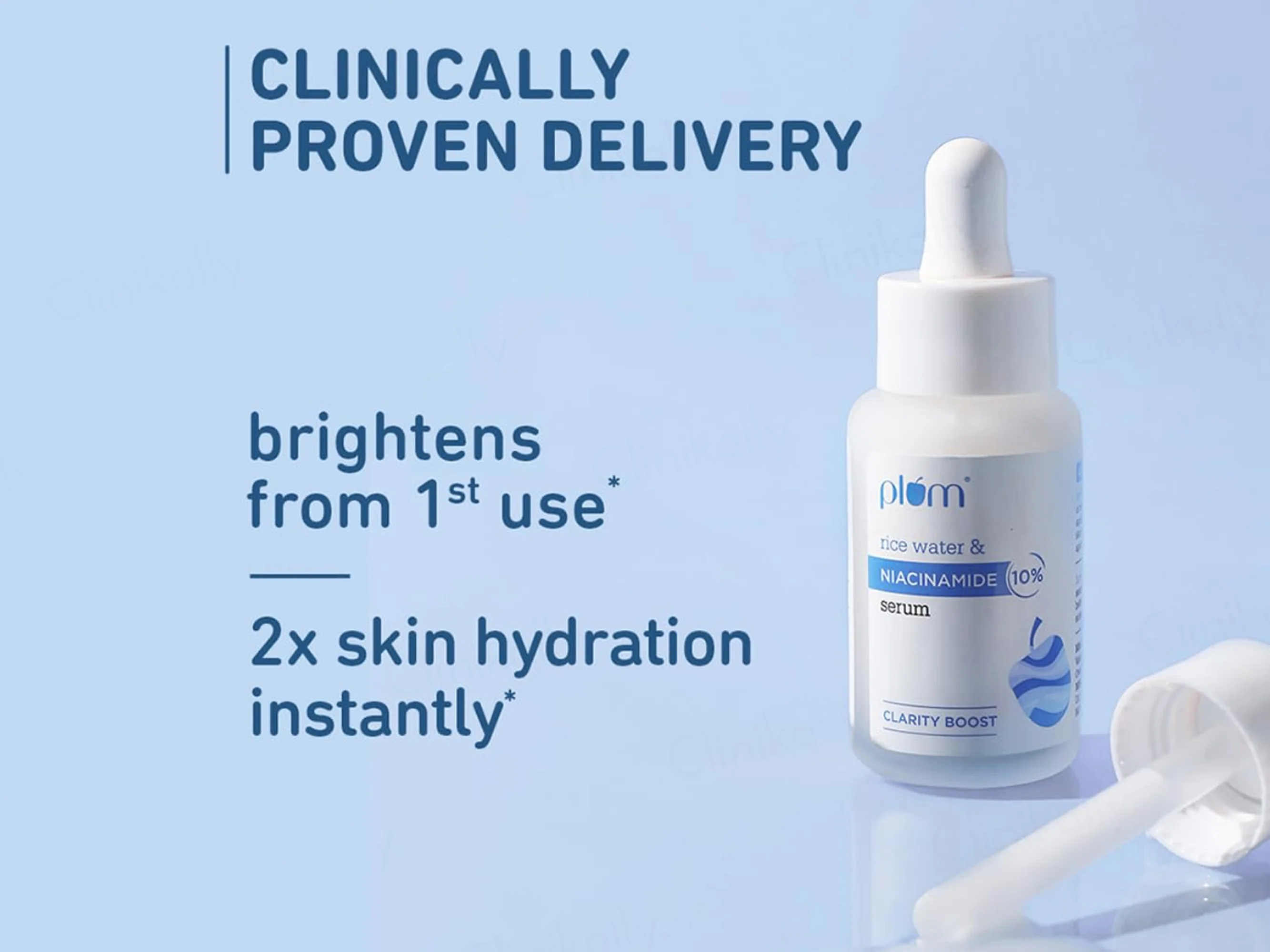 Plum 10% Niacinamide Clarity Boost Face Serum With Rice Water - Image 2