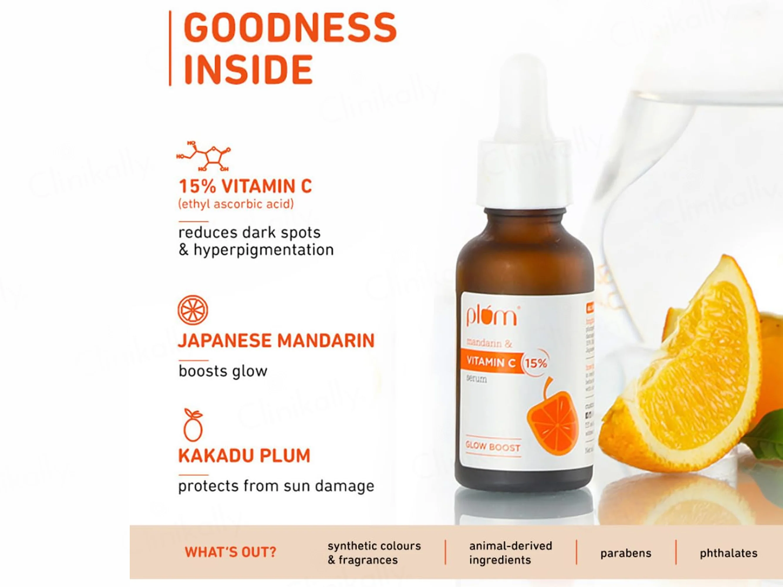 Plum 15% Vitamin C Glow Boost Face Serum With Mandarin - Image 7