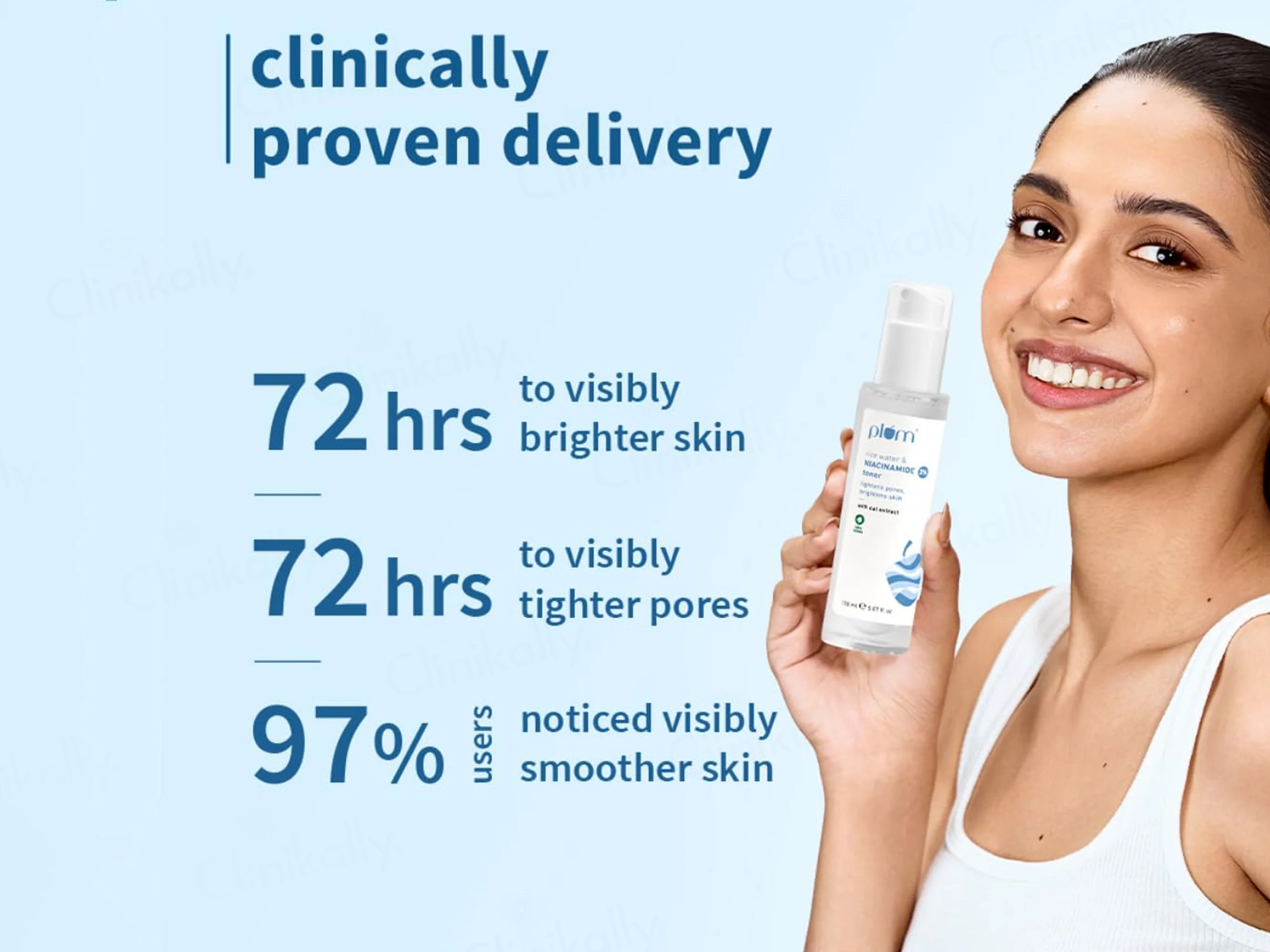 Plum 3% Niacinamide Face Toner With Rice Water & Oat Extract - Image 2