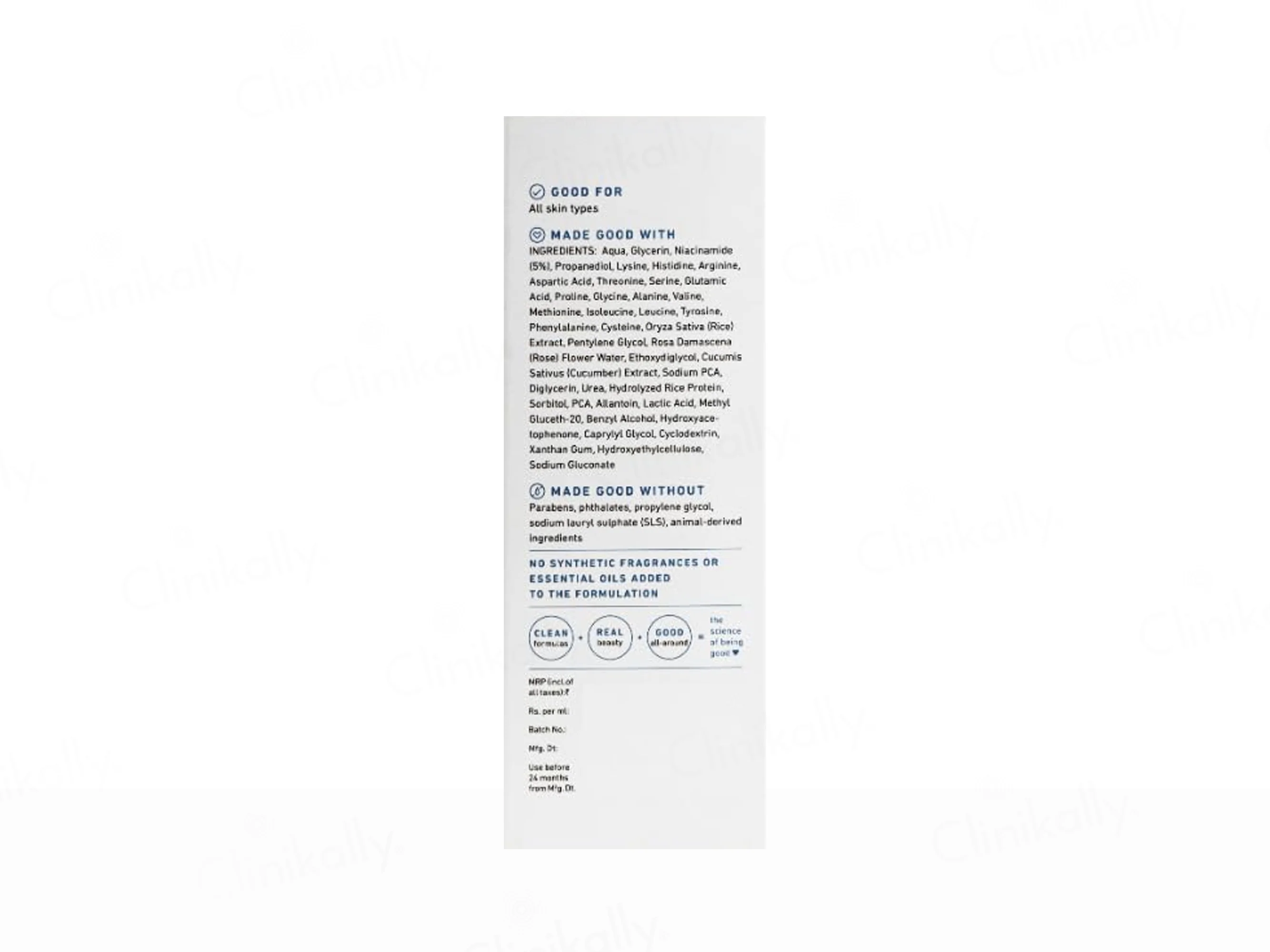 Plum 5% Niacinamide Face Serum With Rice Water & Amino Acid Complex - Image 4