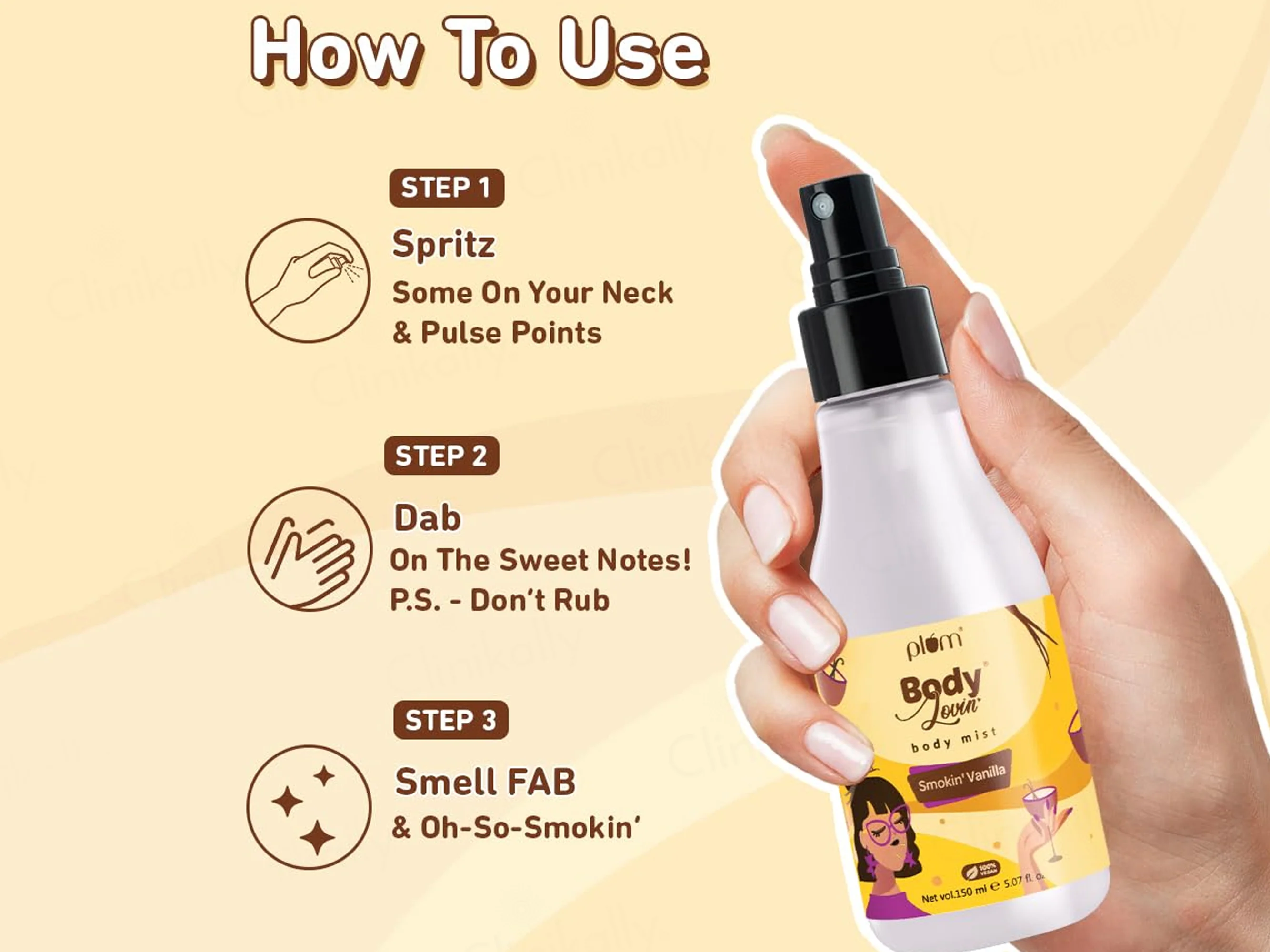 Plum BodyLovin' Smokin' Vanilla Body Mist - Image 6