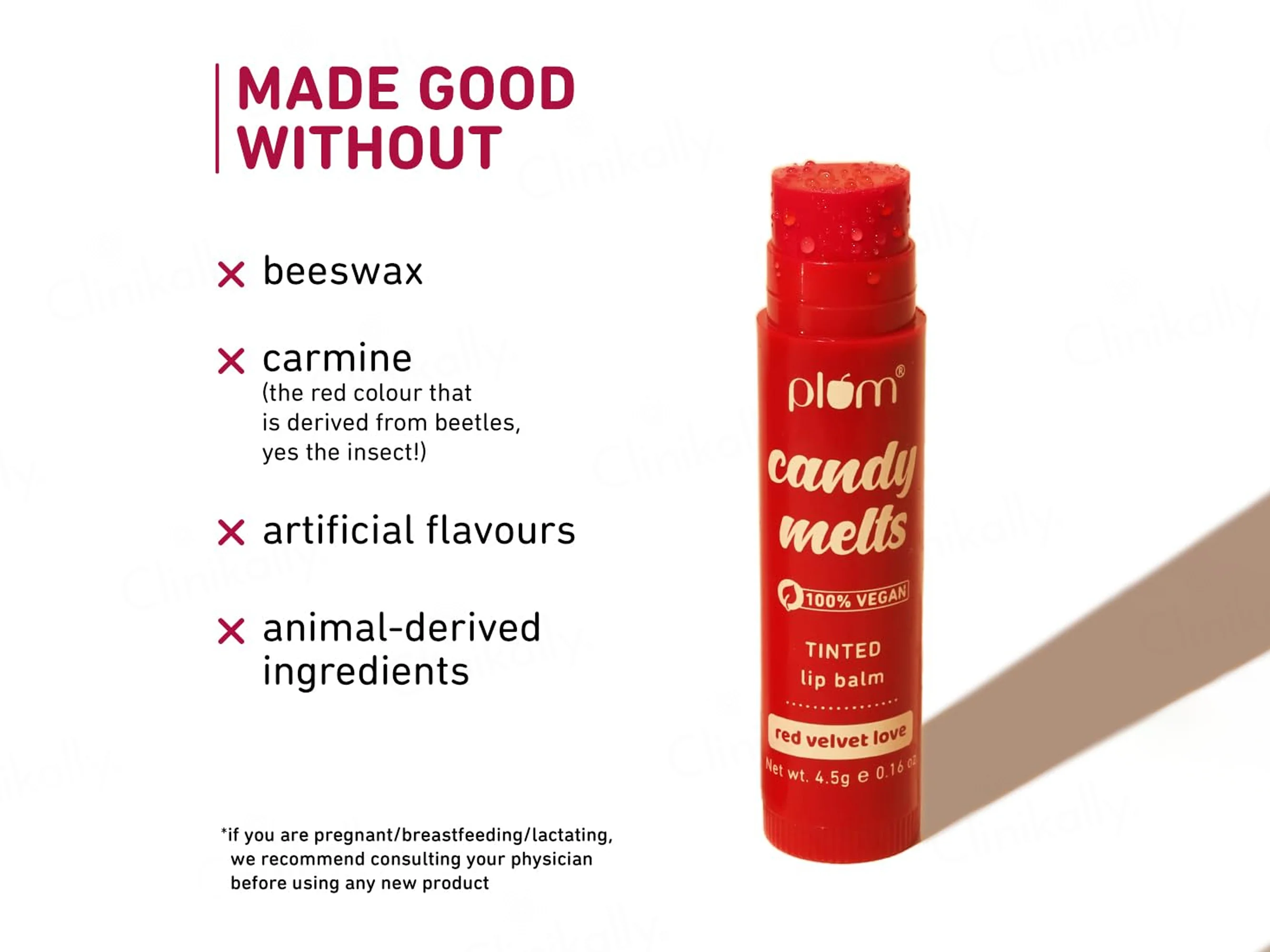 Plum Candy Melts Red Velvet Love Tinted Lip Balm - Image 6