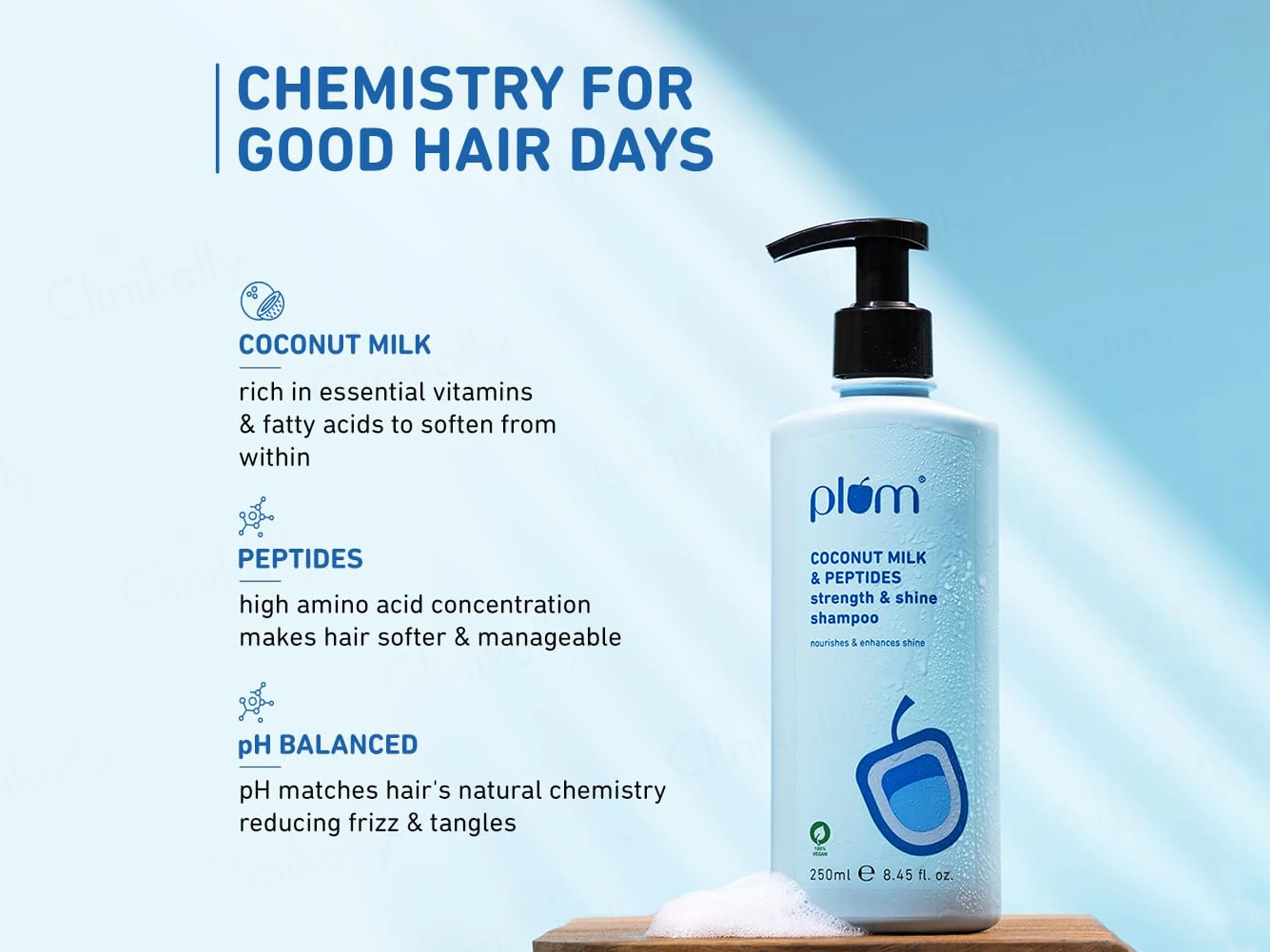 Plum Coconut Milk & Peptides Strength & Shine Shampoo - Image 5