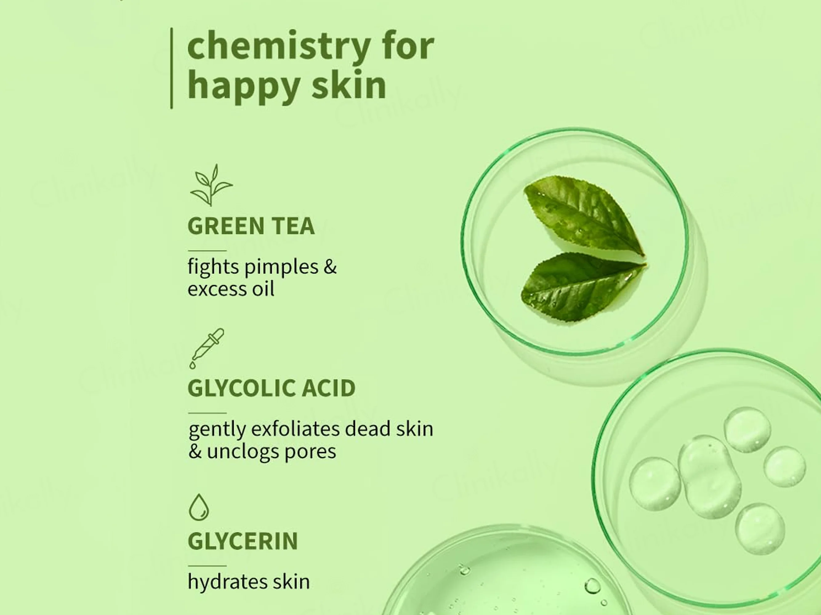 Plum Green Tea Alcohol-Free Face Toner With Glycolic Acid - Image 3
