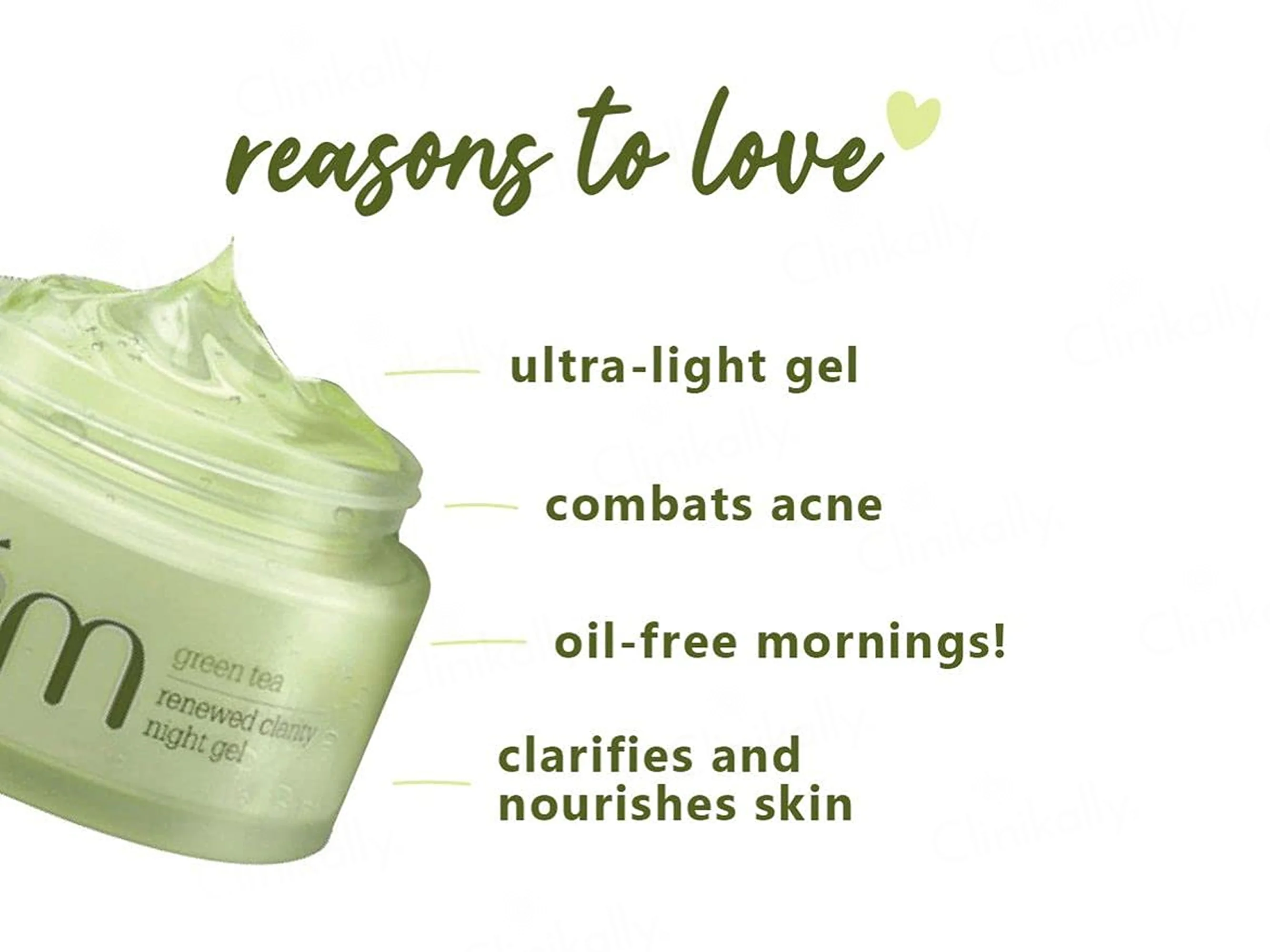 Plum Green Tea Renewed Clarity Night Gel For Balanced Hydration - Image 4
