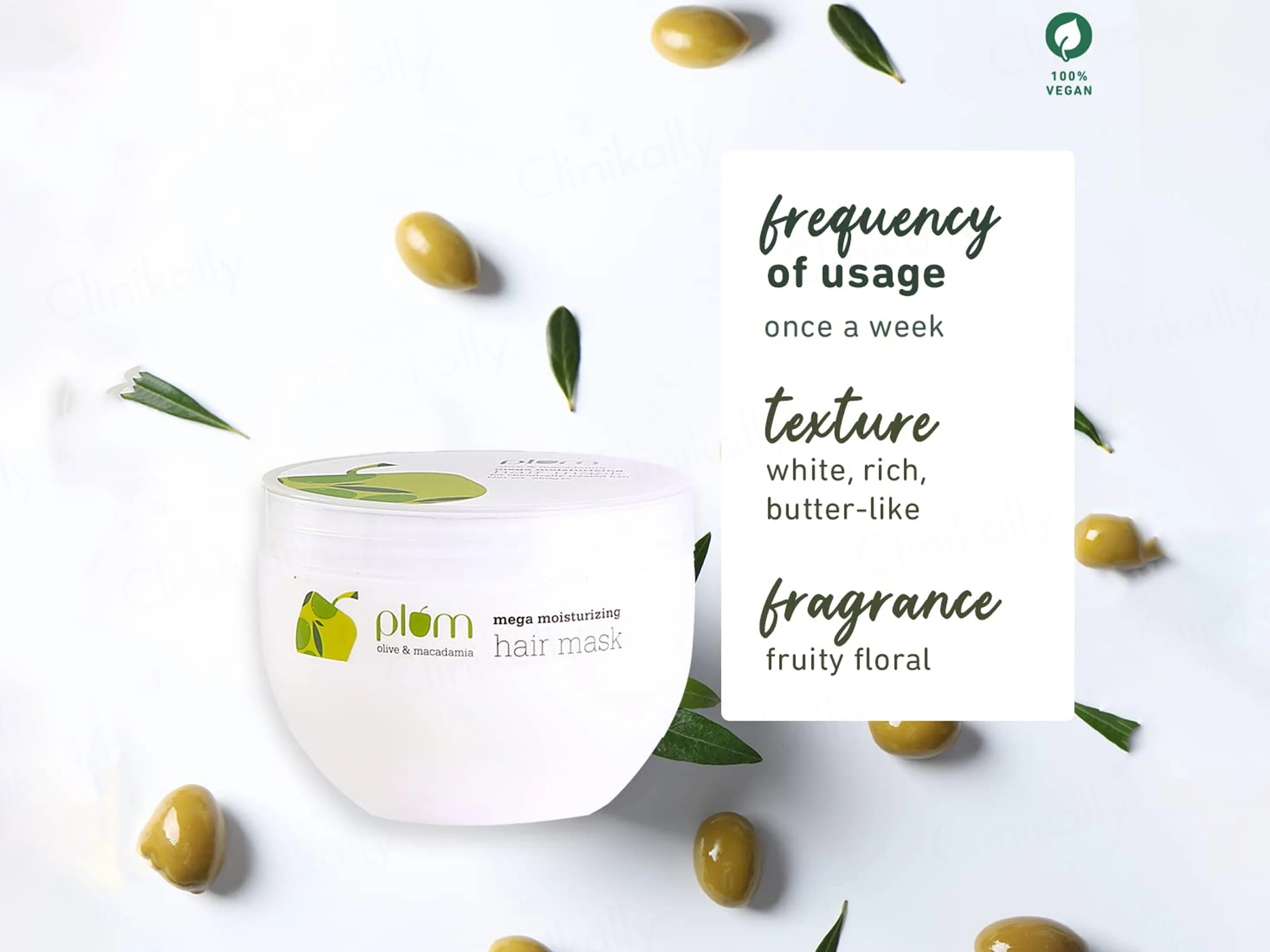 Plum Olive & Macadamia Mega Moisturizing Hair Mask - Image 5