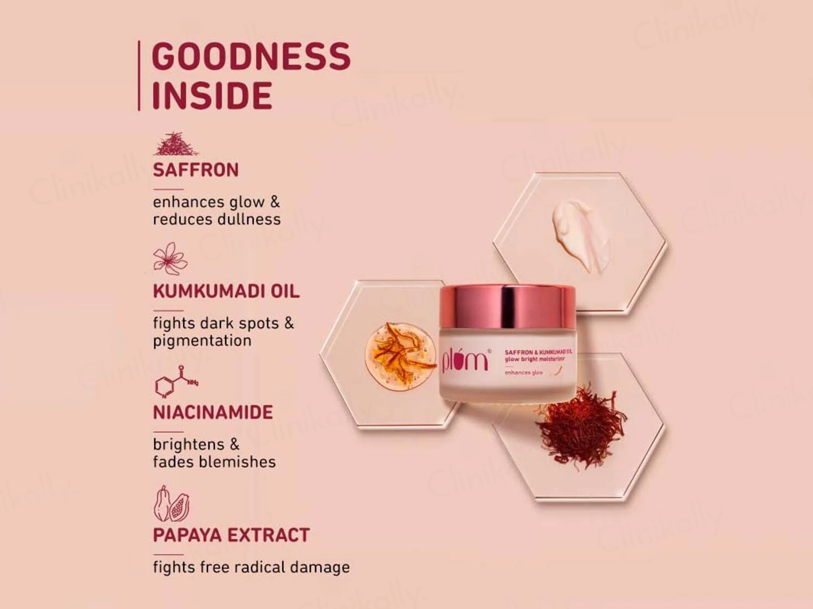 Plum Saffron & Kumkumadi Oil Glow Bright Moisturizer SPF 35 - Image 4