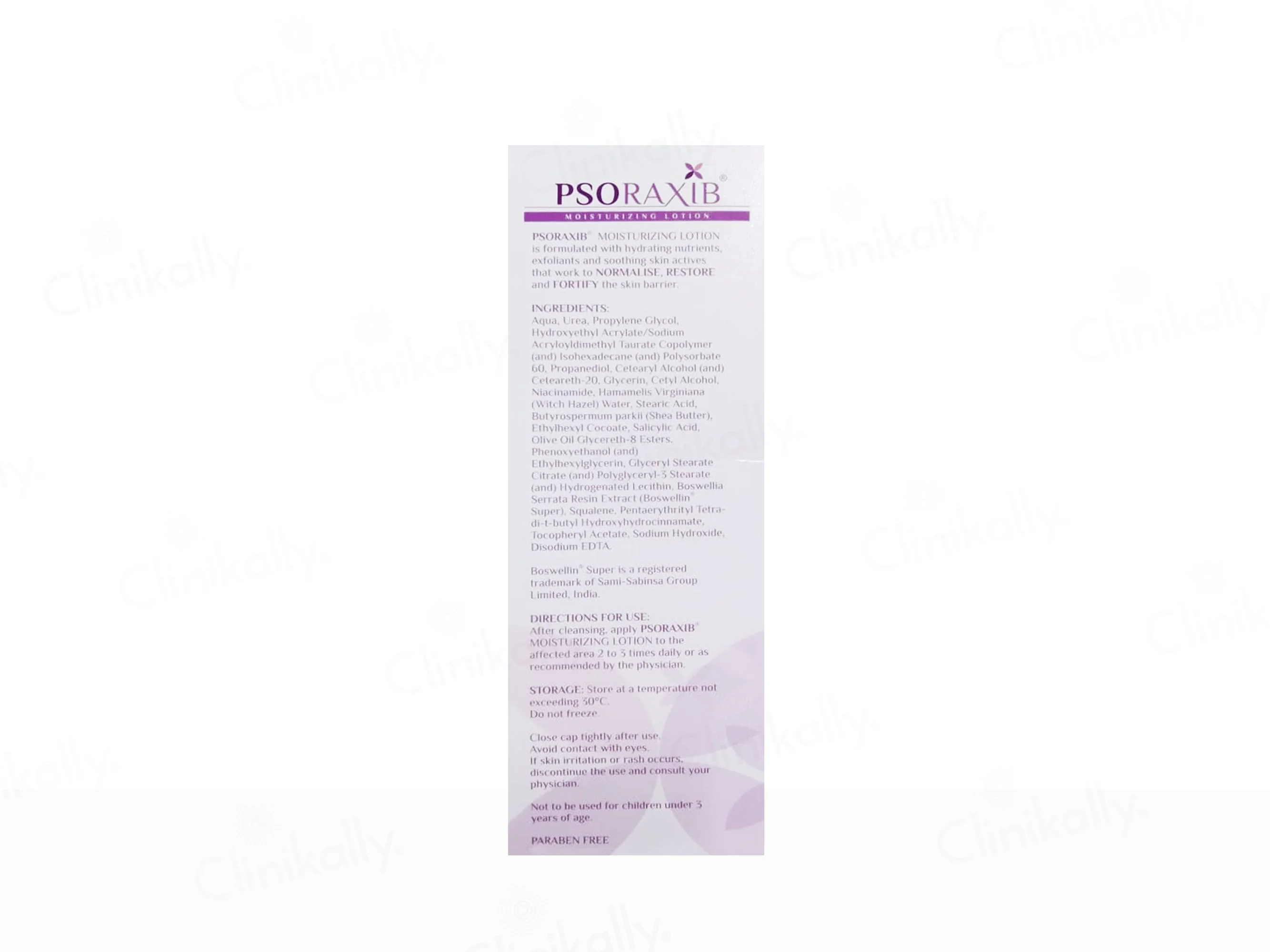 Psoraxib Moisturizing Lotion - Image 2