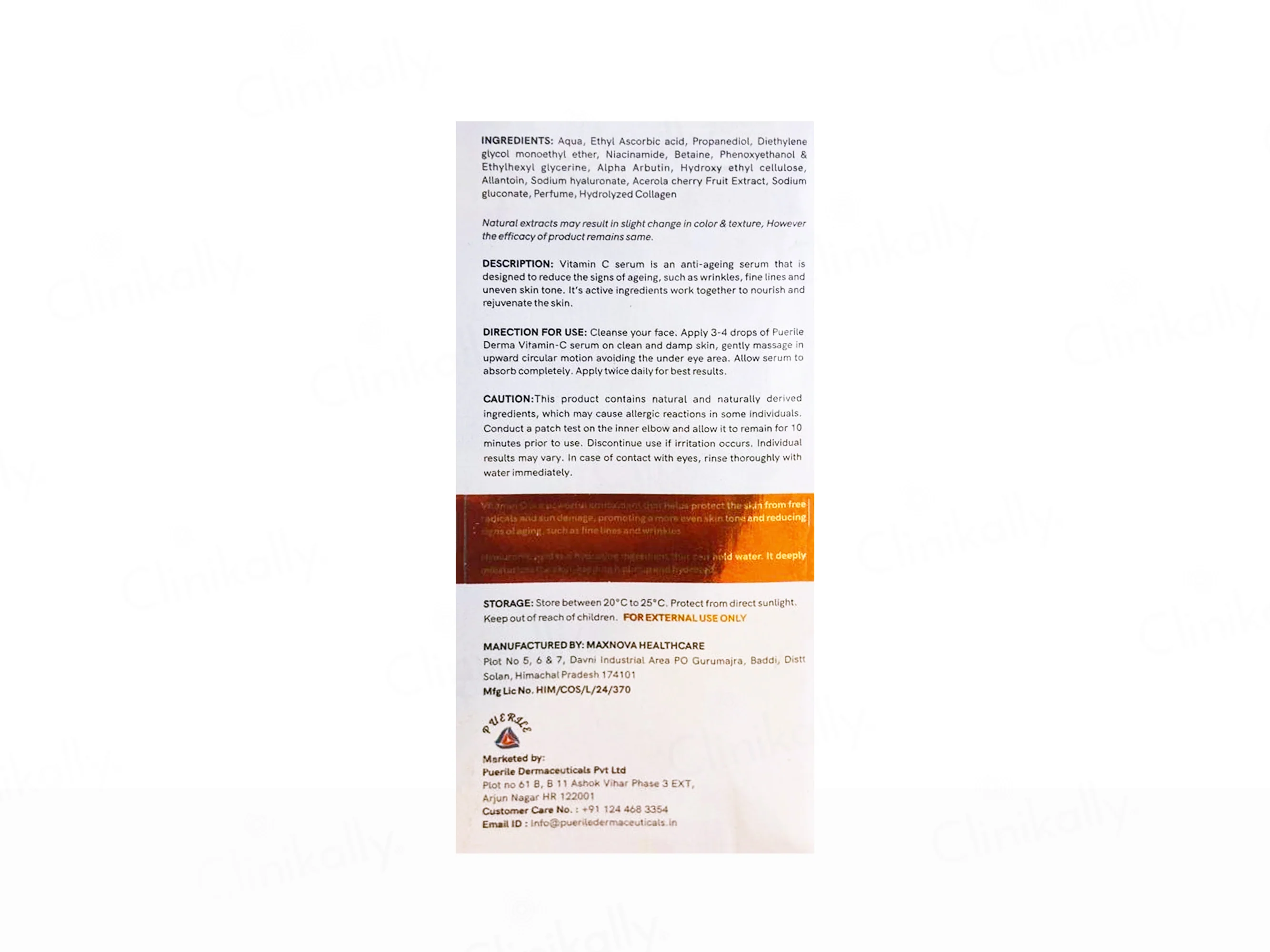 Puerile 20% Vitamin-C Serum - Image 3