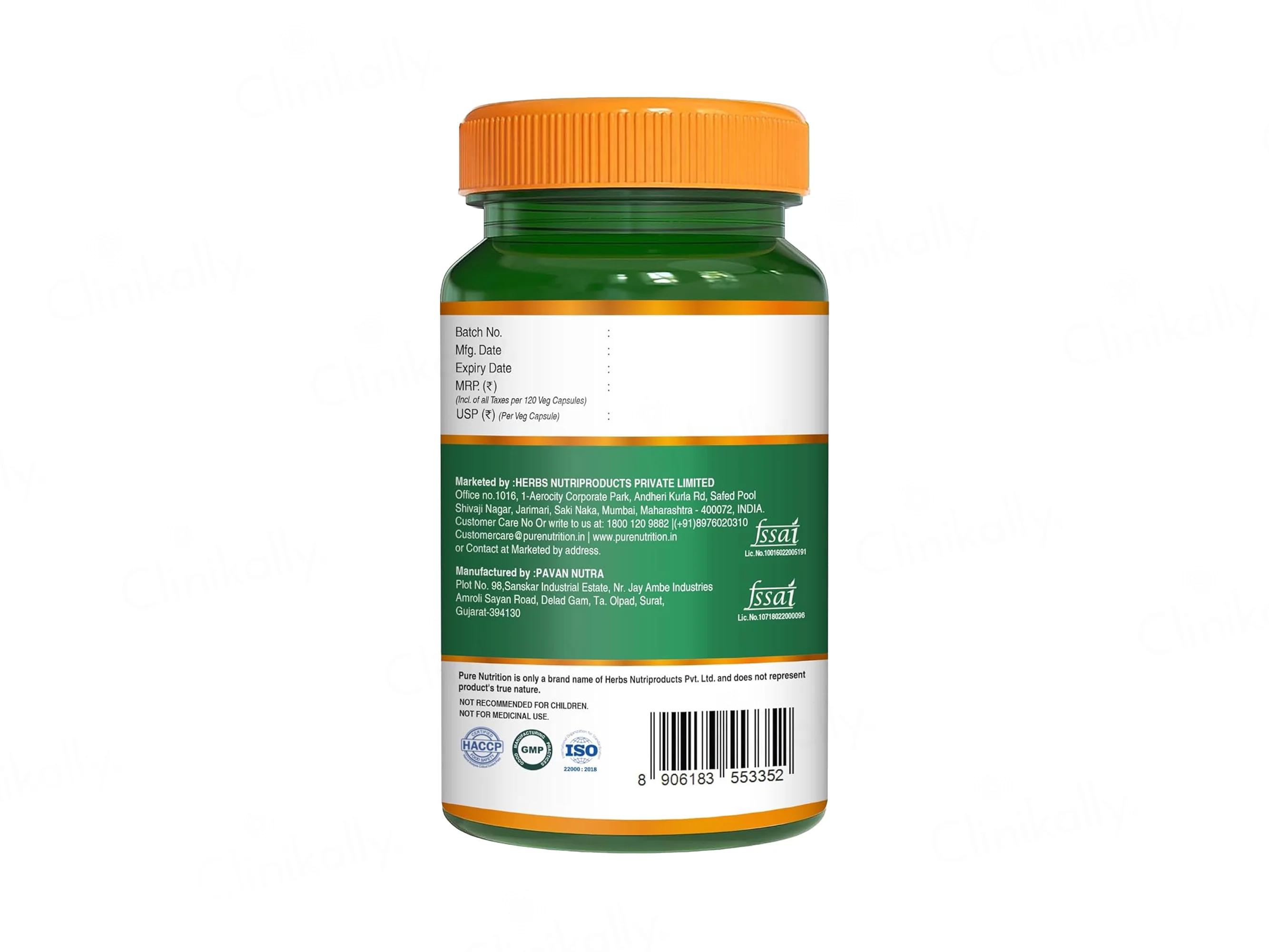 Pure Nutrition 100% Chelated Boron 3mg Veg Capsule - Image 6