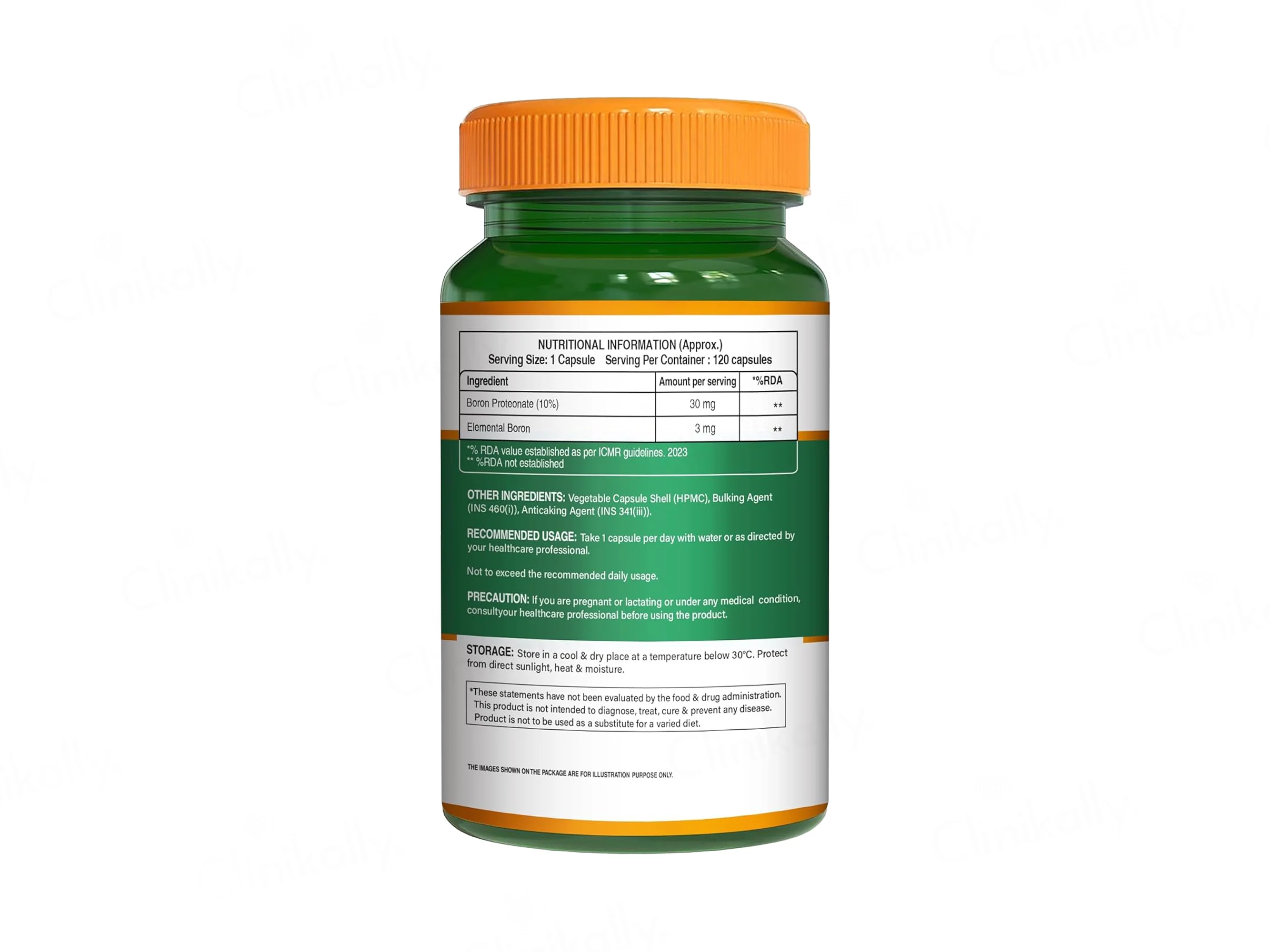 Pure Nutrition 100% Chelated Boron 3mg Veg Capsule - Image 7