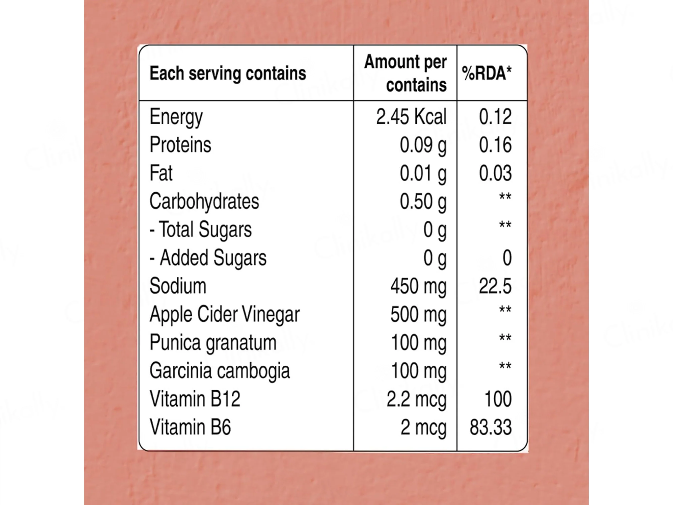 Pure Nutrition Apple Cider Vinegar 500mg Effervescent Tablet - Apple Flavour - Image 5