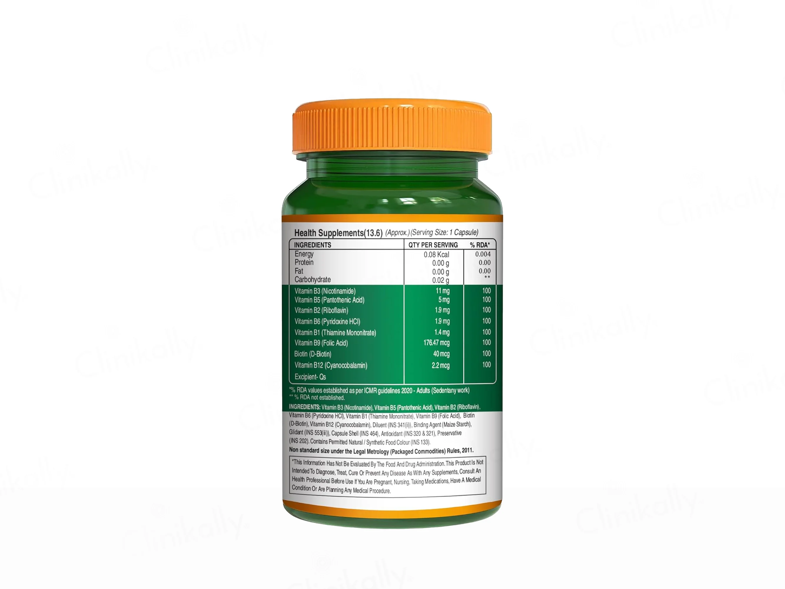 Pure Nutrition B-Complex Health Supplement Veg Tablet - Image 7