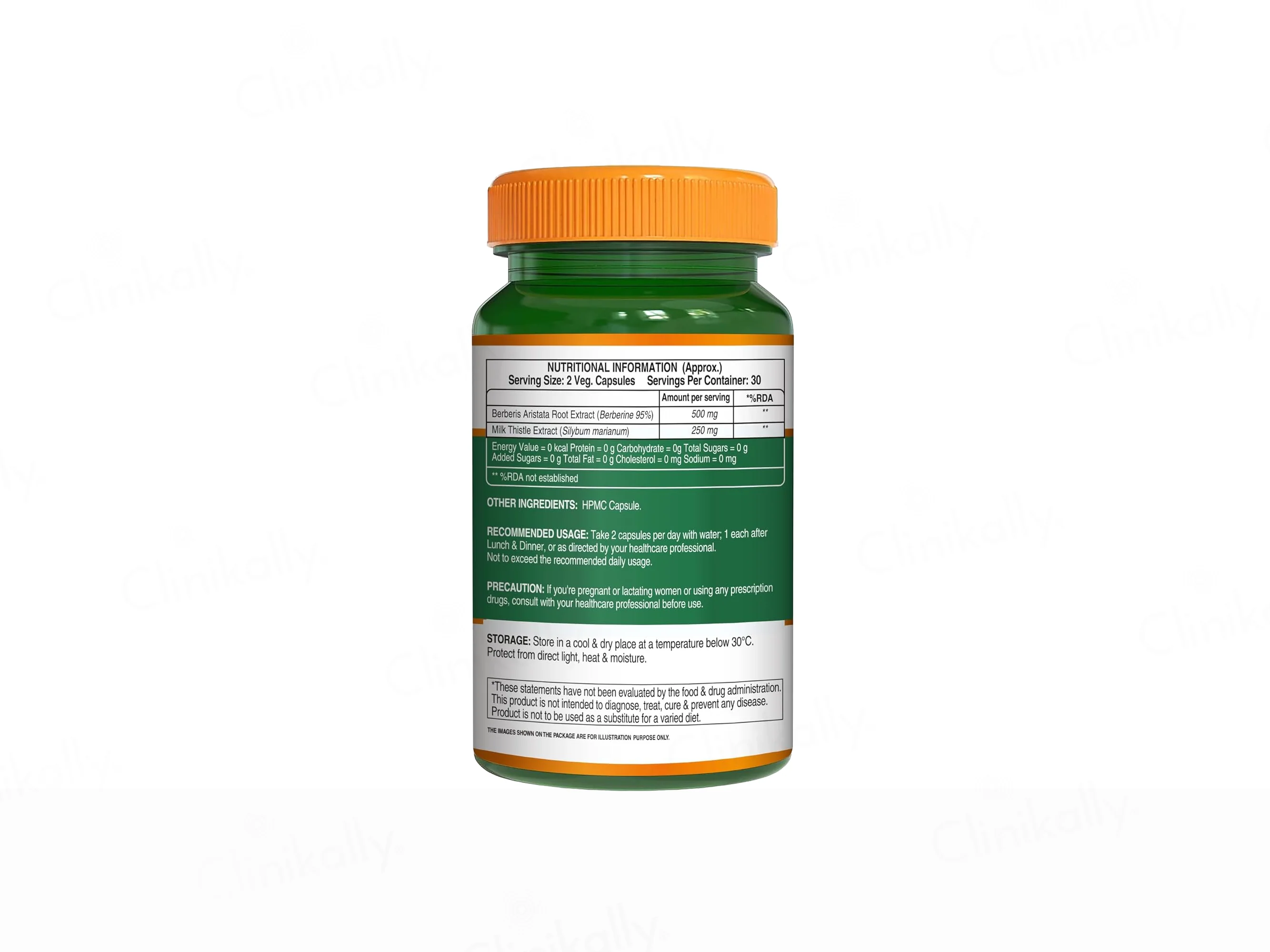 Pure Nutrition Berberis Aristata 750mg Veg Capsule - Image 6