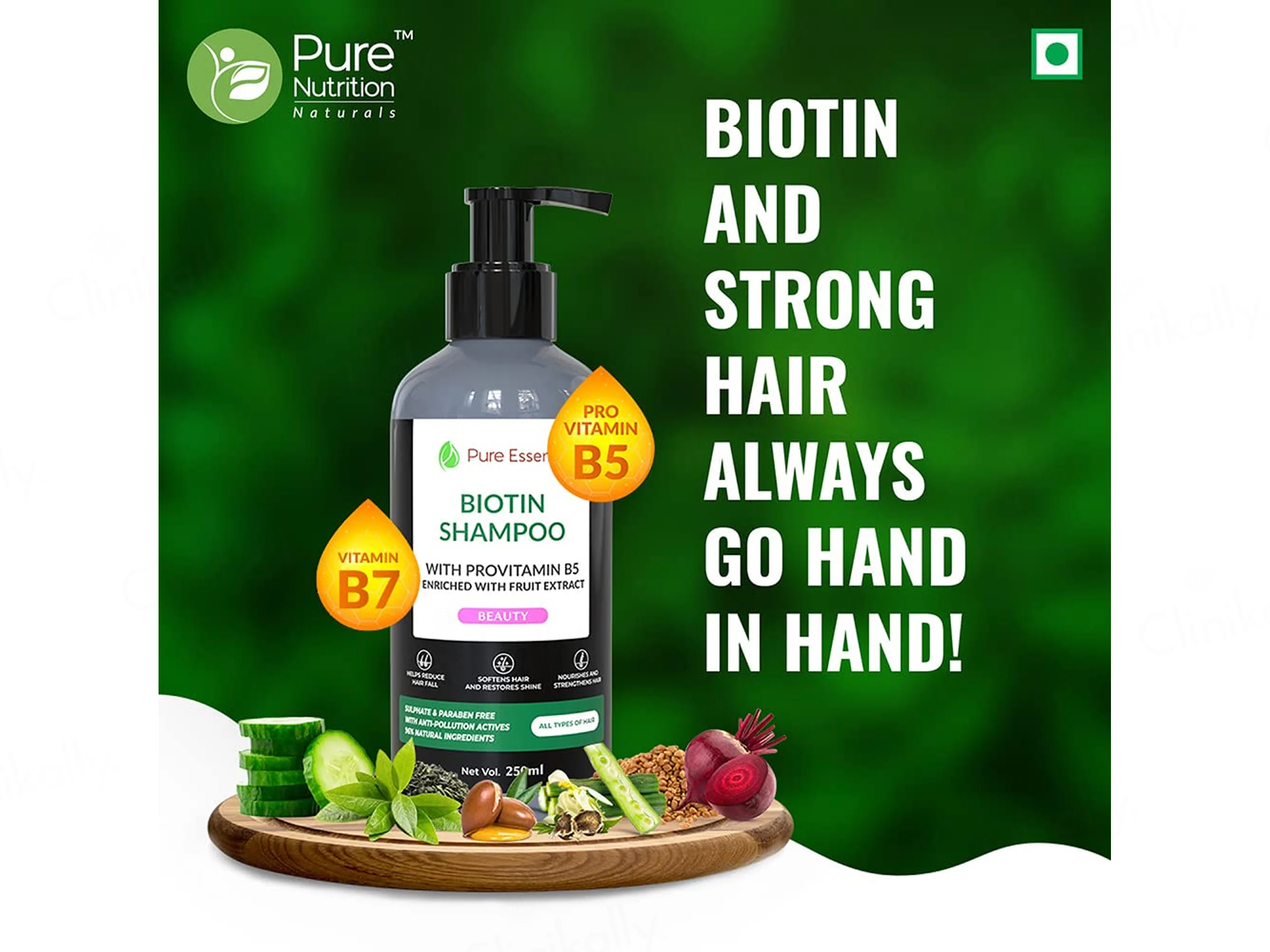 Pure Nutrition Biotin Hair Strengthening Shampoo - Image 6