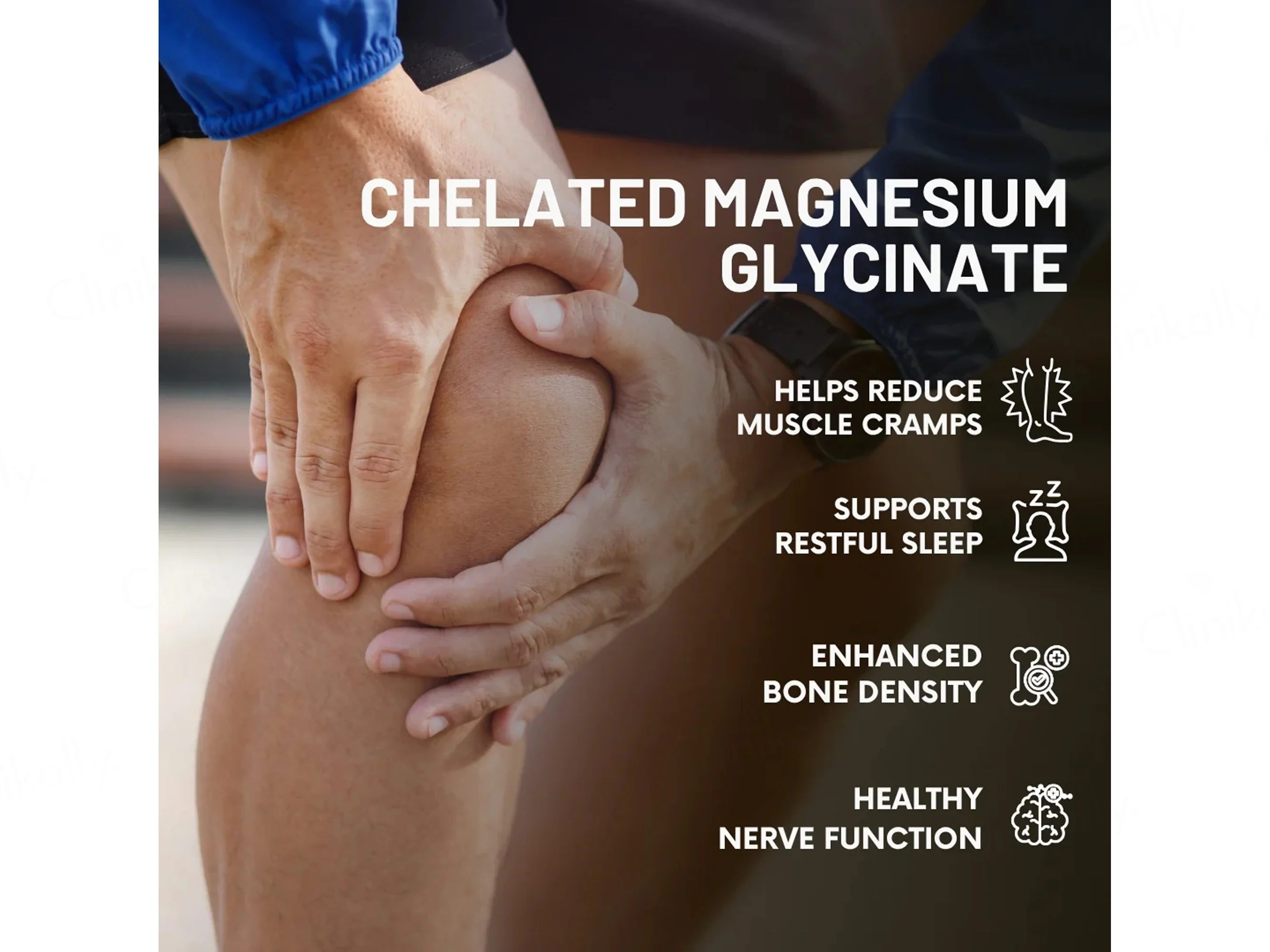 Pure Nutrition Chelated Magnesium Glycinate Veg Tablet - Image 2