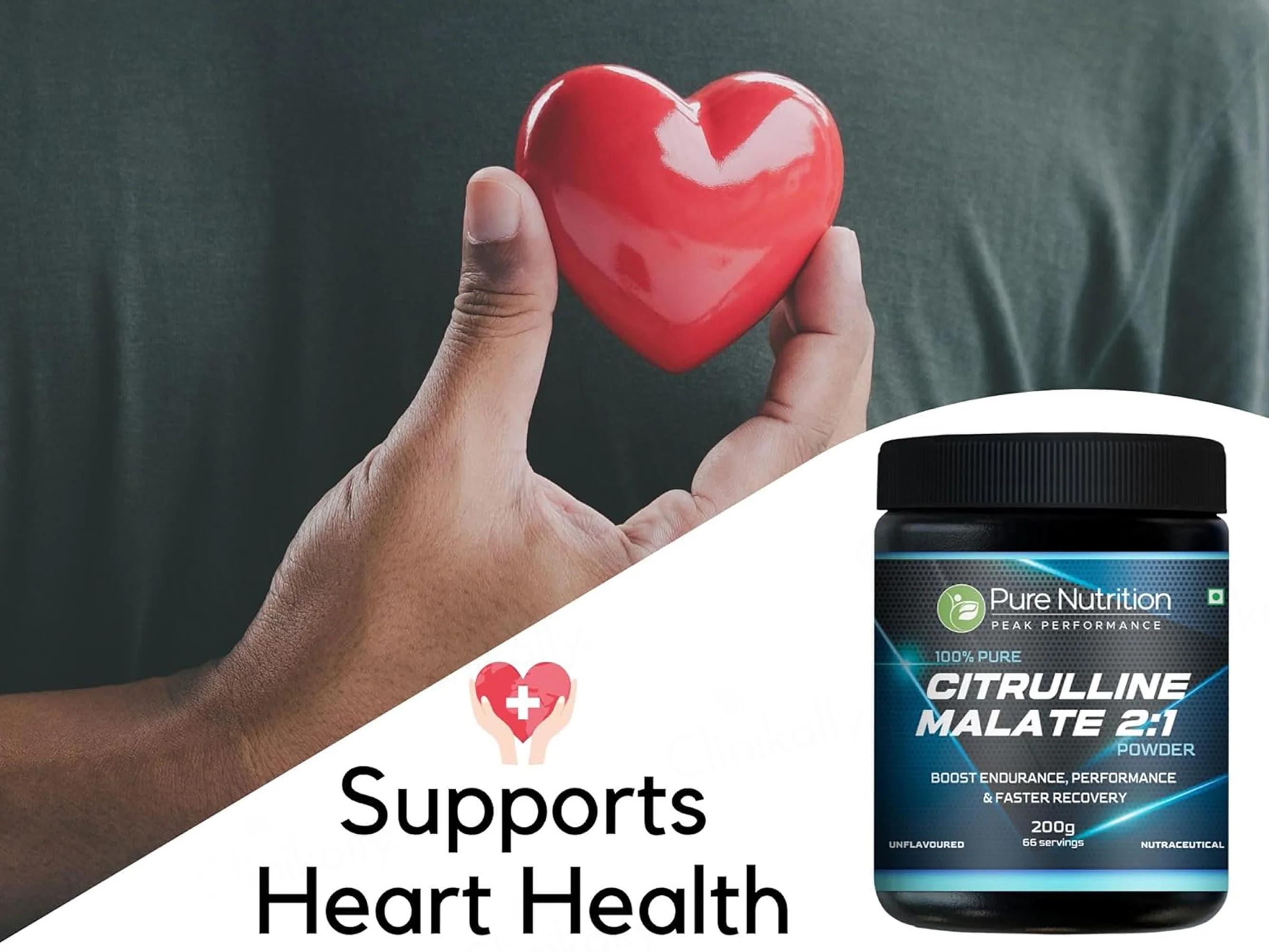 Pure Nutrition Citrulline Malate 2:1 Nutraceutical Powder - Unflavoured - Image 8