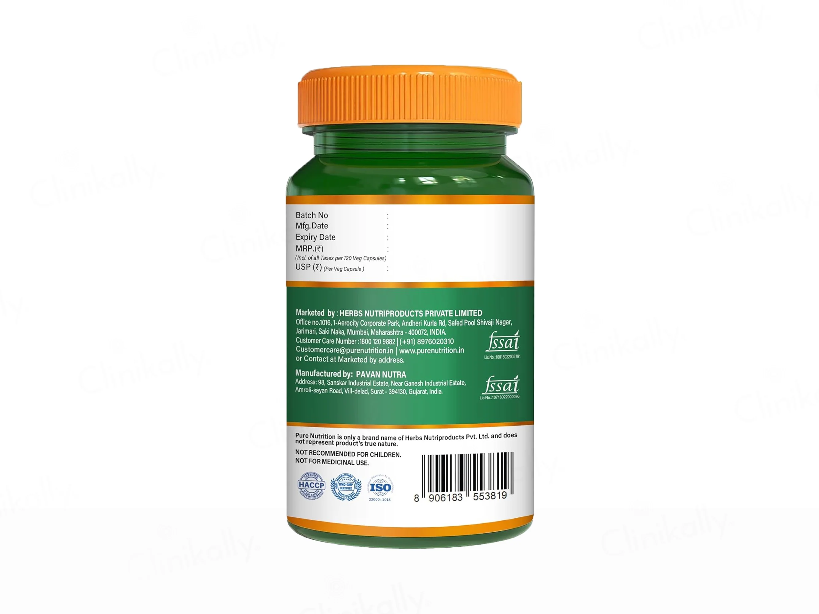 Pure Nutrition L-Lysine 1000mg Veg Capsule - Image 8