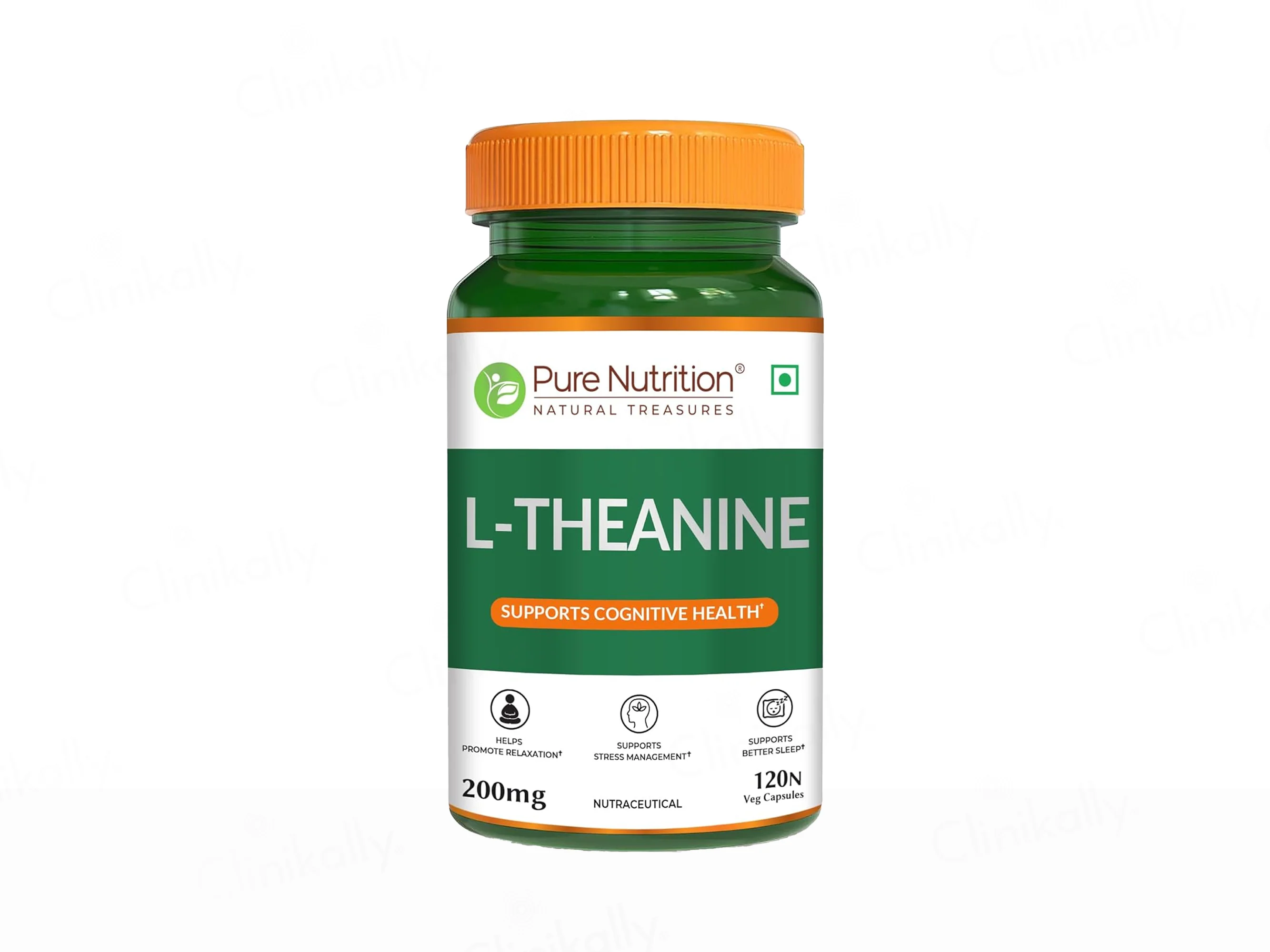 Pure Nutrition L-Theanine 200mg Veg Capsule - Image 4
