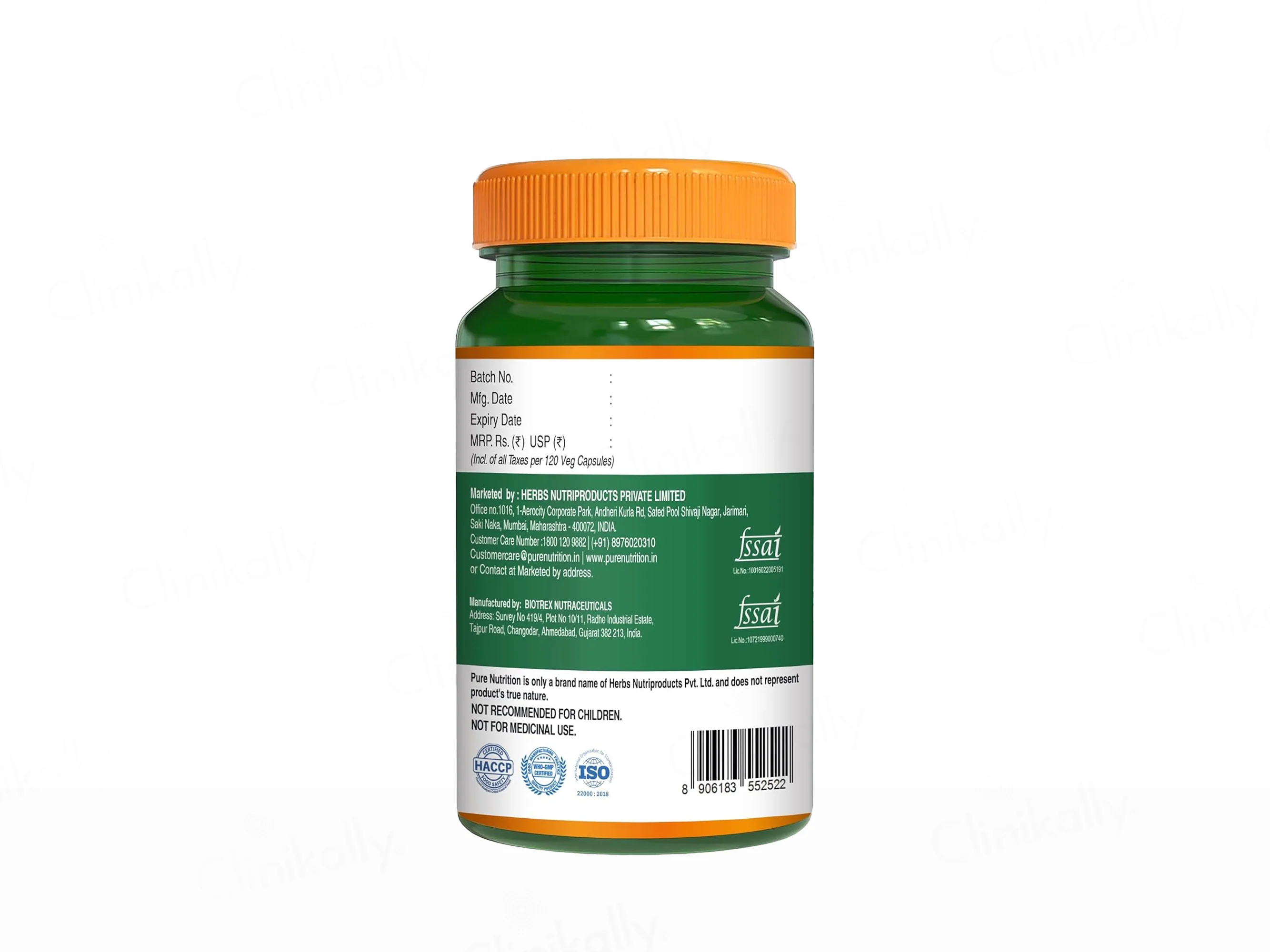 Pure Nutrition L-Tyrosine 500mg Veg Capsule - Image 6