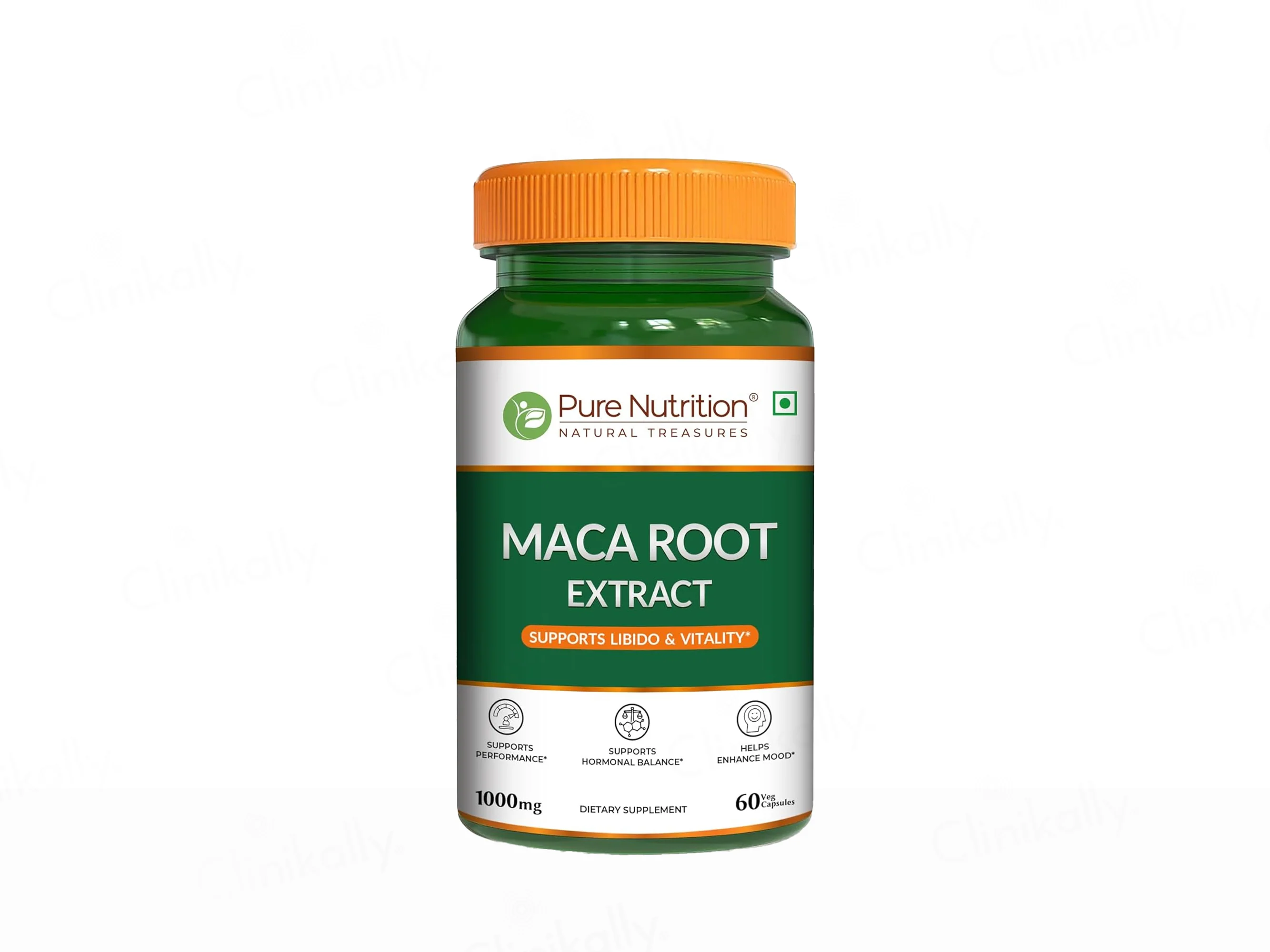 Pure Nutrition Maca Root Veg Extract 1000mg Capsule