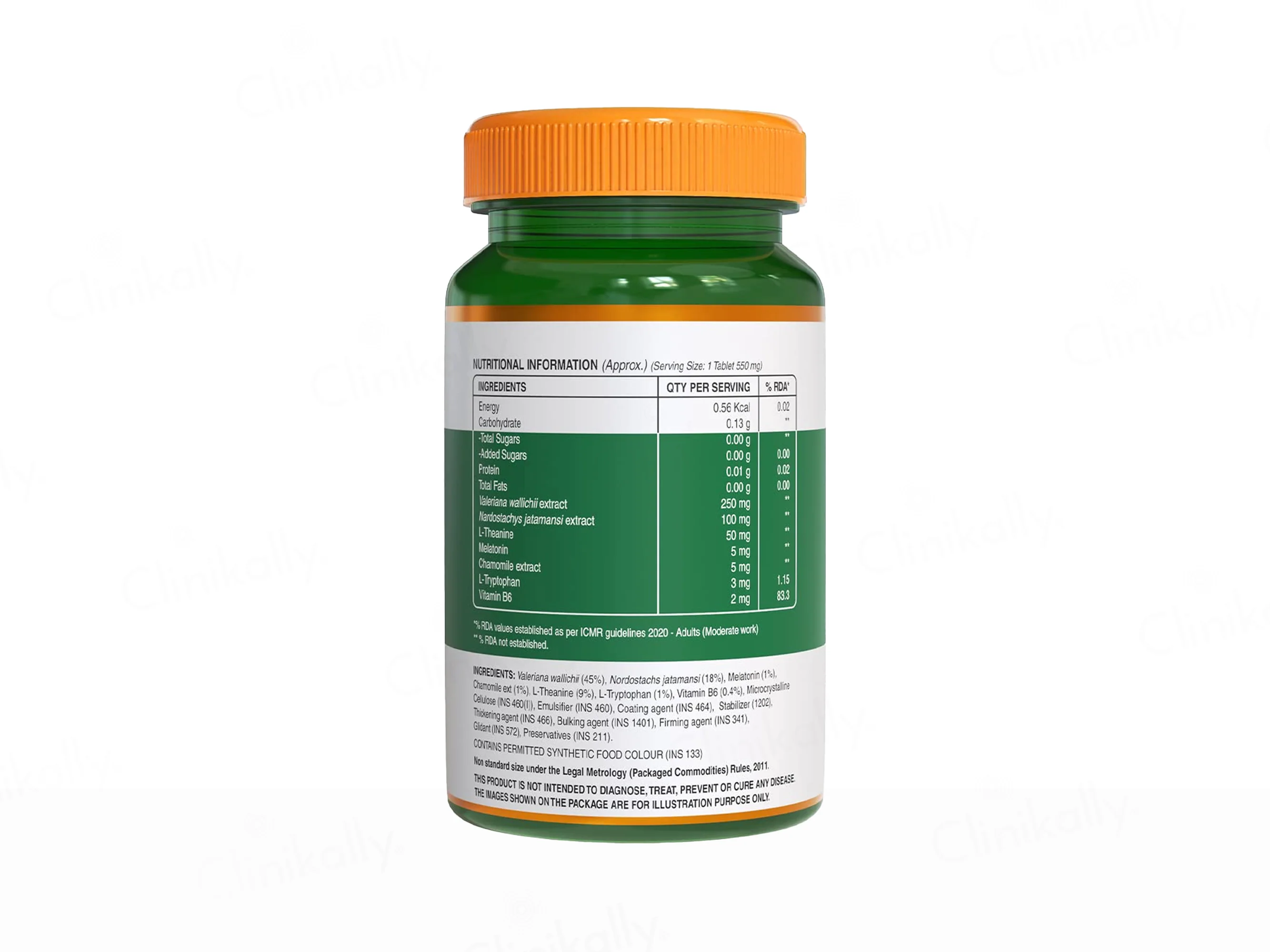 Pure Nutrition Melatonin 5mg + Tagar 250mg & Chamomile Sleep Tablet - Image 3