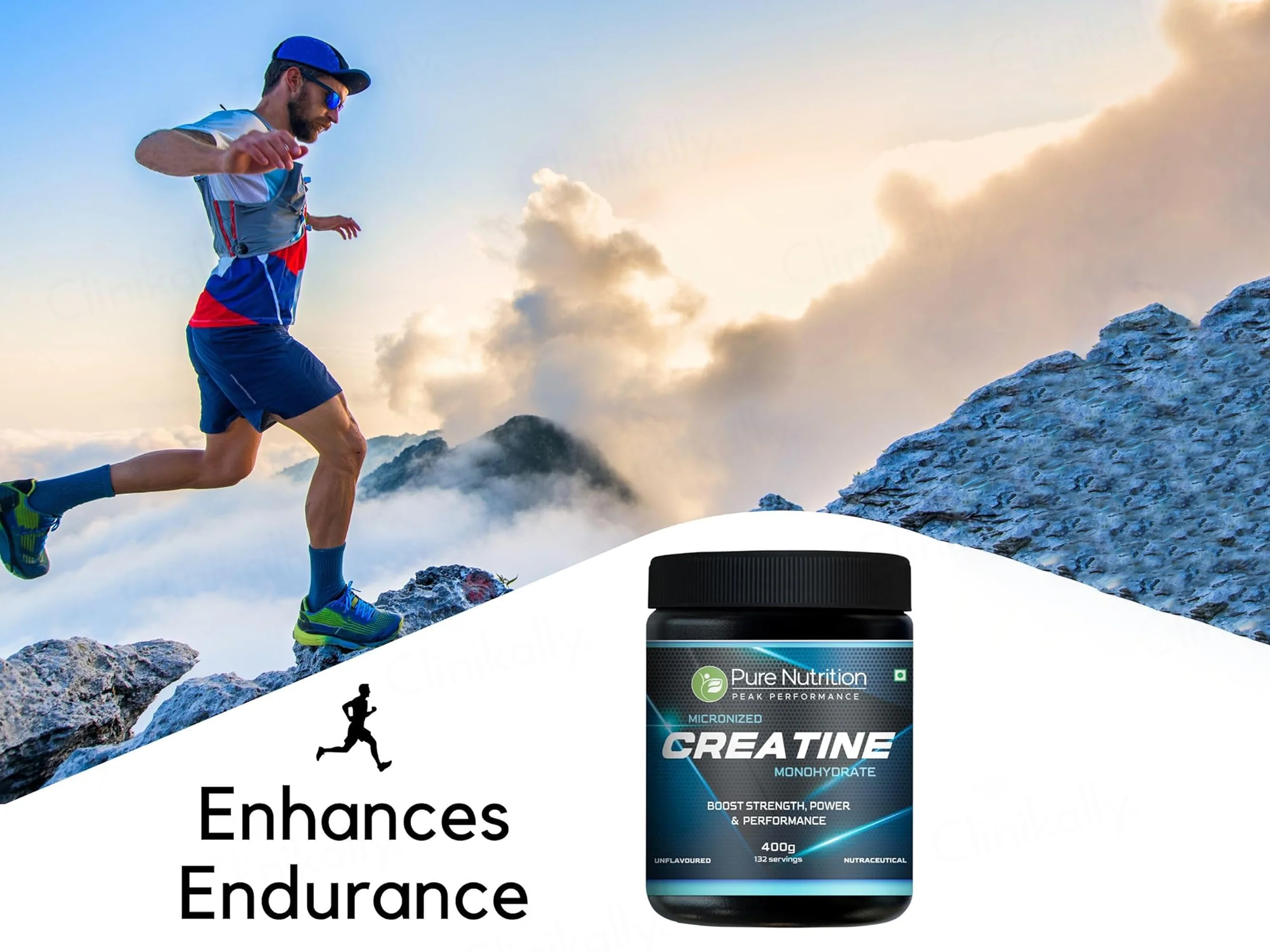 Pure Nutrition Micronized Creatine Monohydrate Nutraceutical Powder - Unflavoured - Image 3