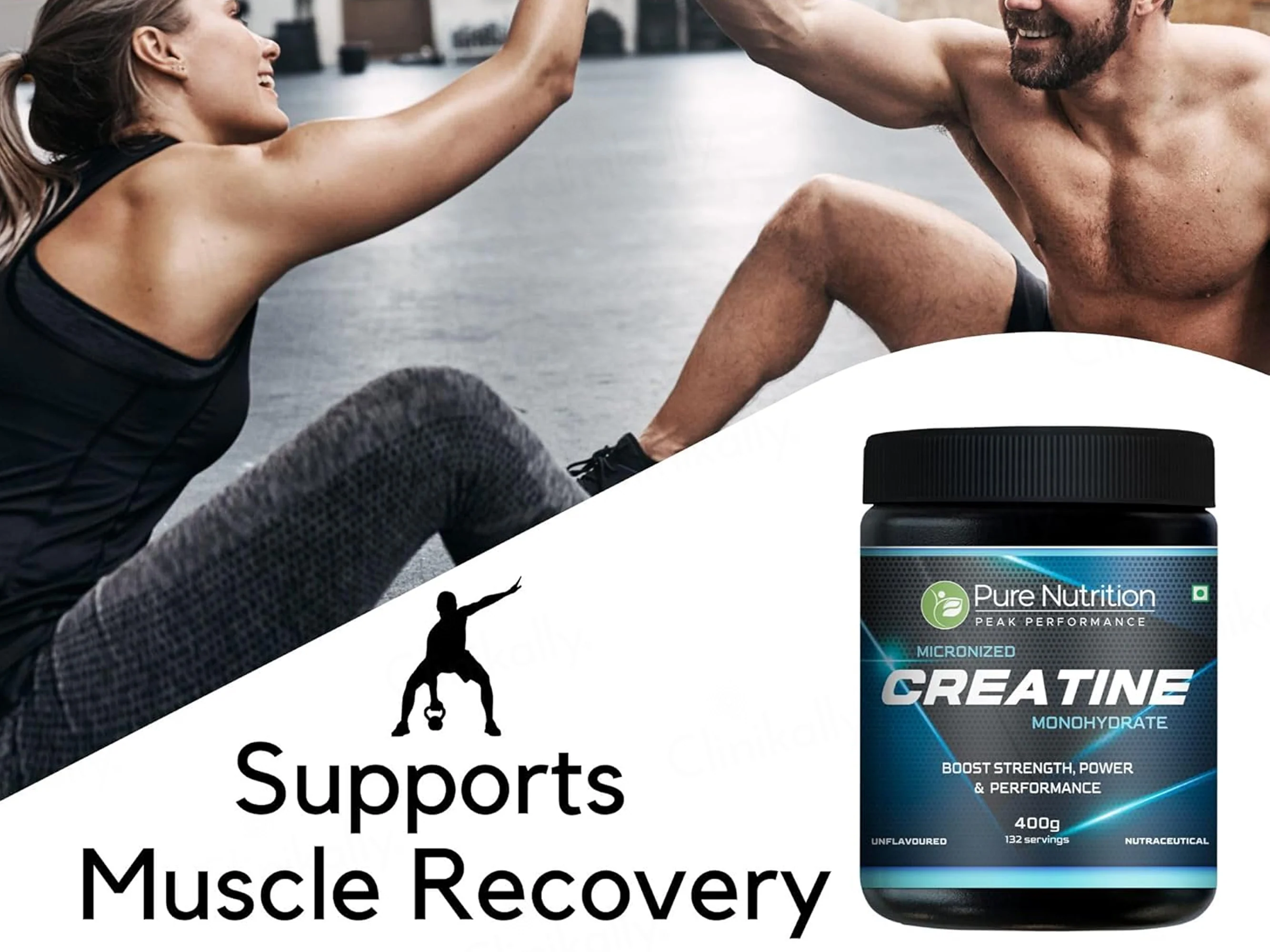 Pure Nutrition Micronized Creatine Monohydrate Nutraceutical Powder - Unflavoured - Image 5