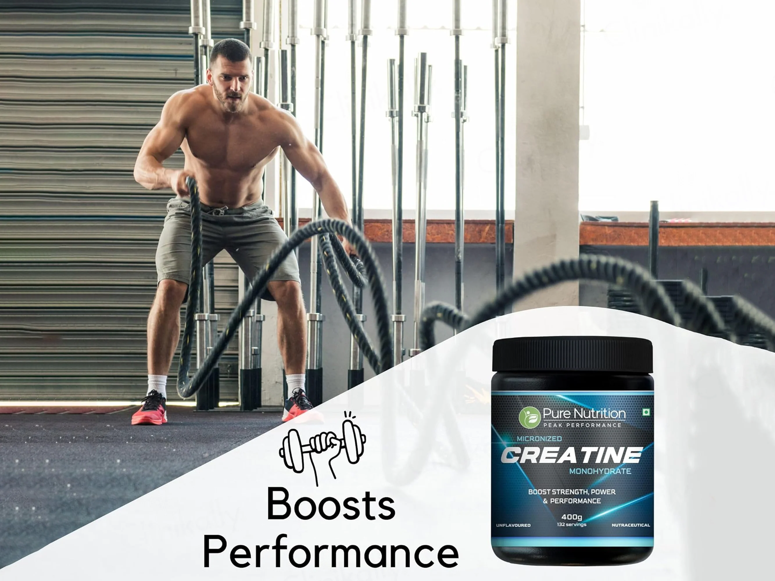 Pure Nutrition Micronized Creatine Monohydrate Nutraceutical Powder - Unflavoured - Image 7