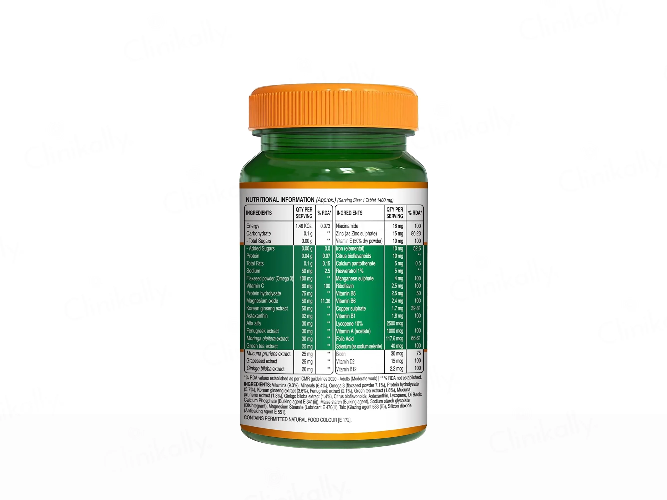 Pure Nutrition Multivitamin Veg Tablet For Men - Image 10