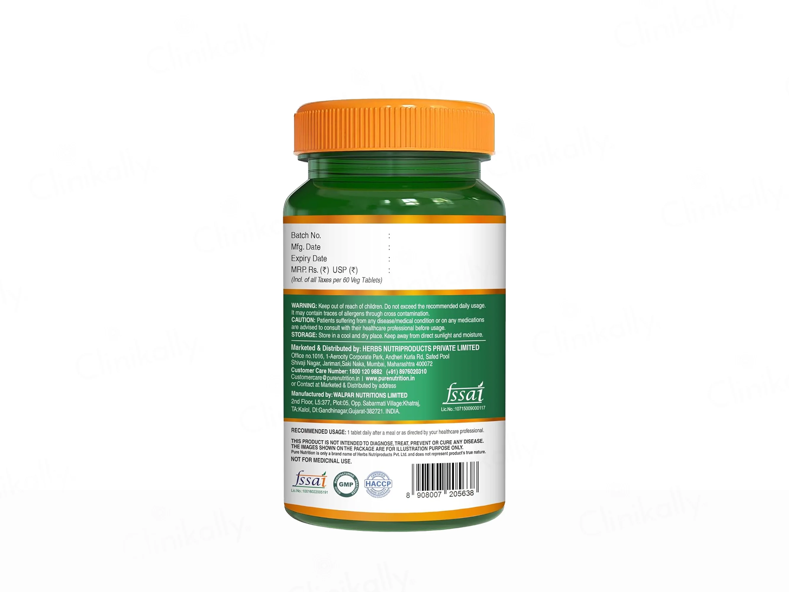 Pure Nutrition Multivitamin Veg Tablet For Men - Image 14