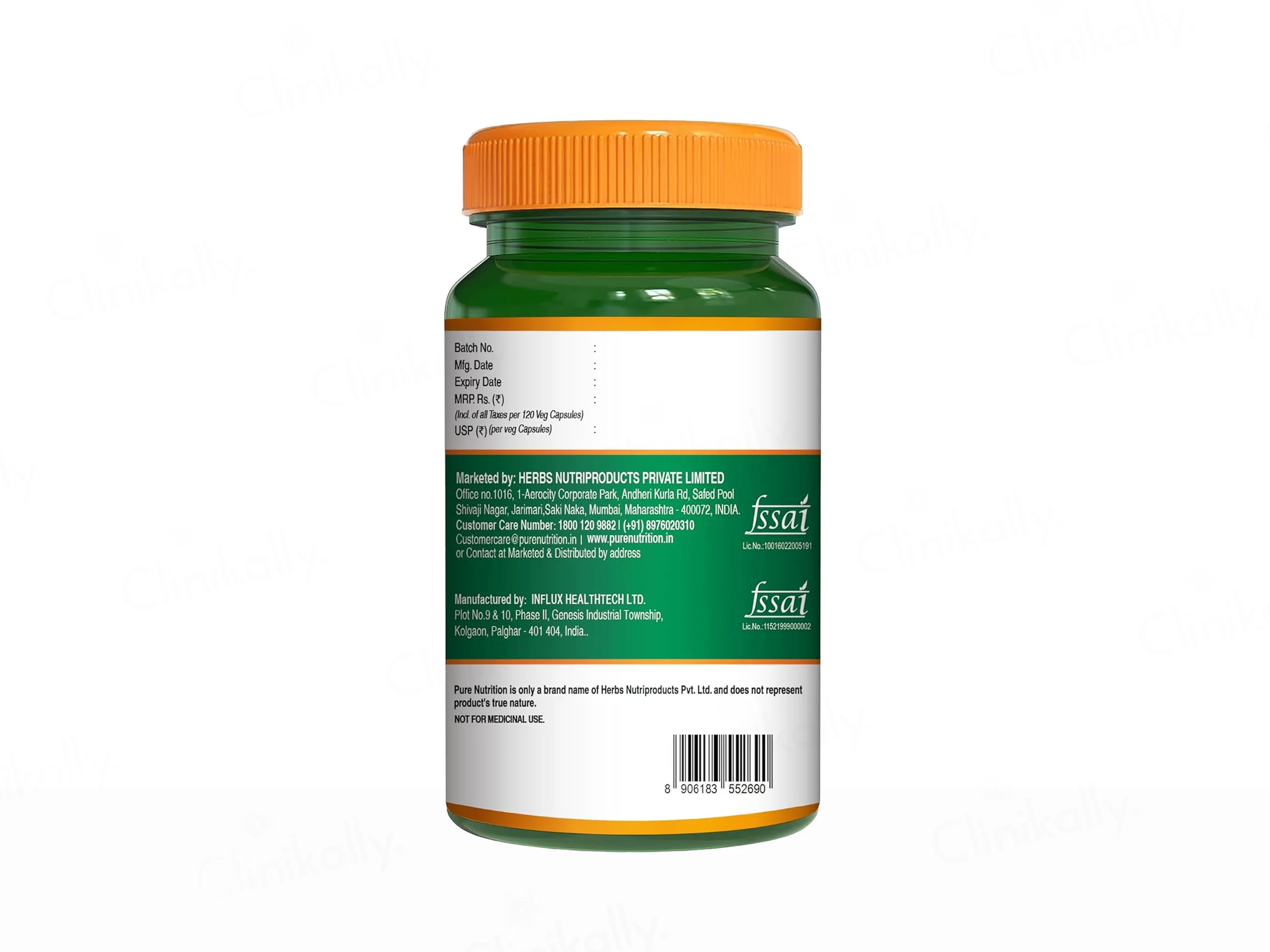 Pure Nutrition Niacin Vitamin B3 14mg Veg Capsule - Image 7