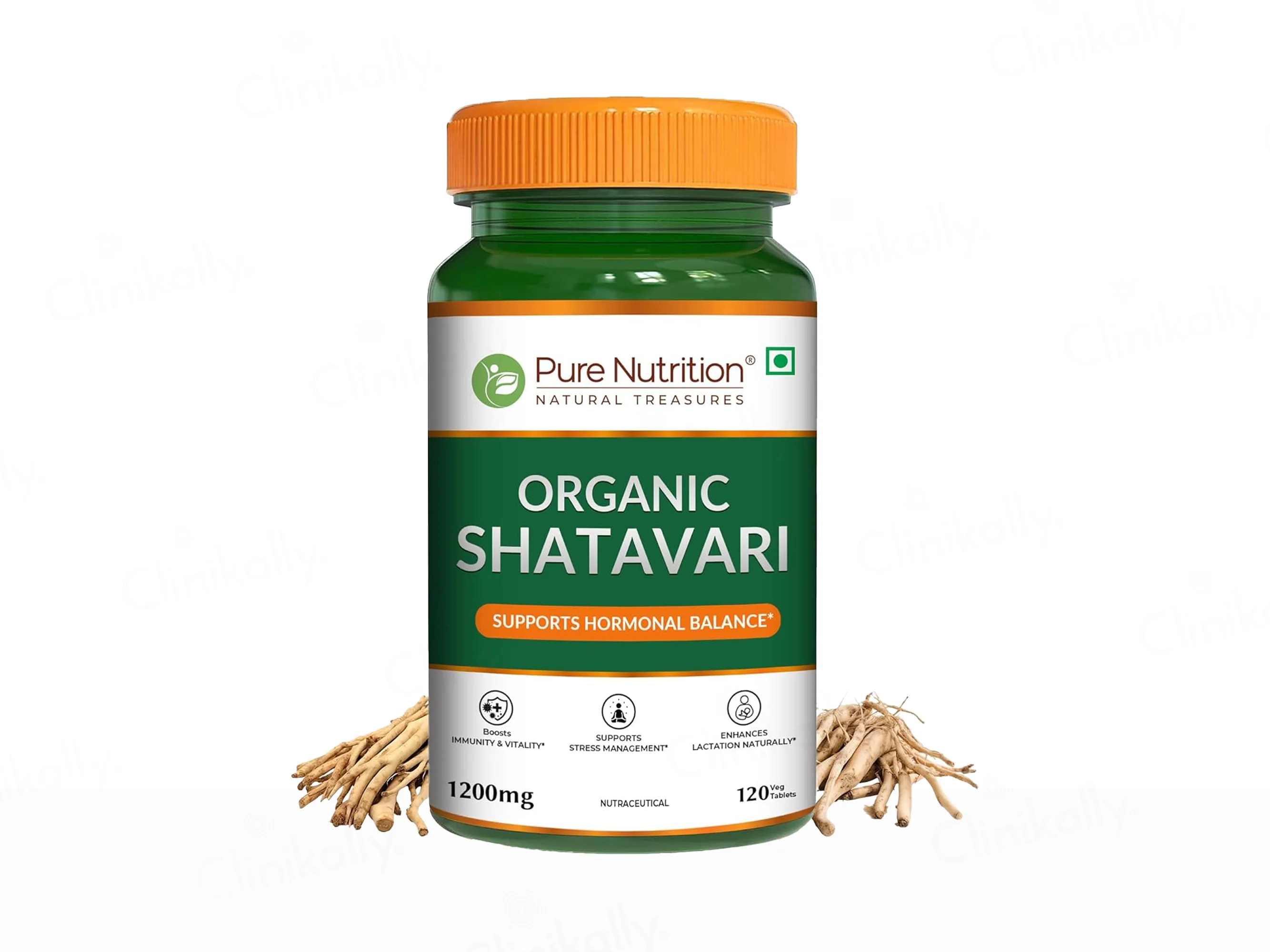 Pure Nutrition Organic Shatavari 1200mg Veg Tablet - Image 6