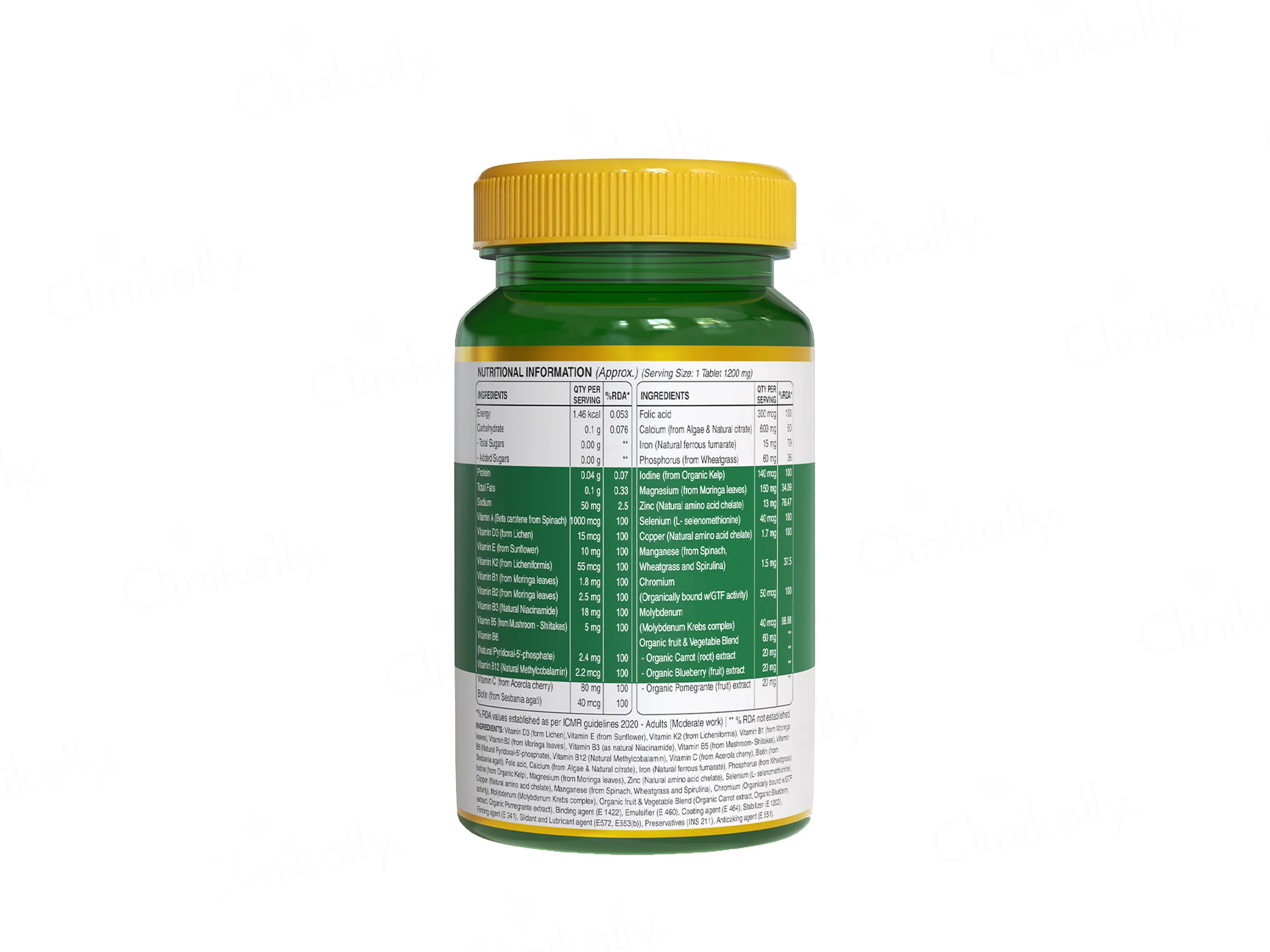Pure Nutrition Organic Whole Food Multivitamin Veg Tablet - Image 4