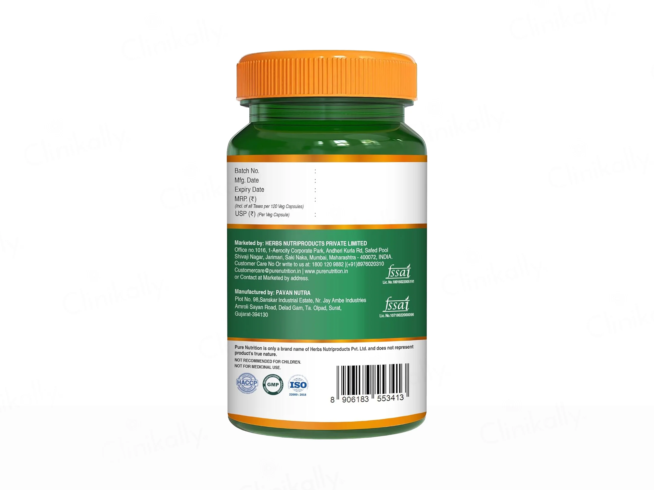 Pure Nutrition Phosphorus 600mg Veg Capsule - Image 8