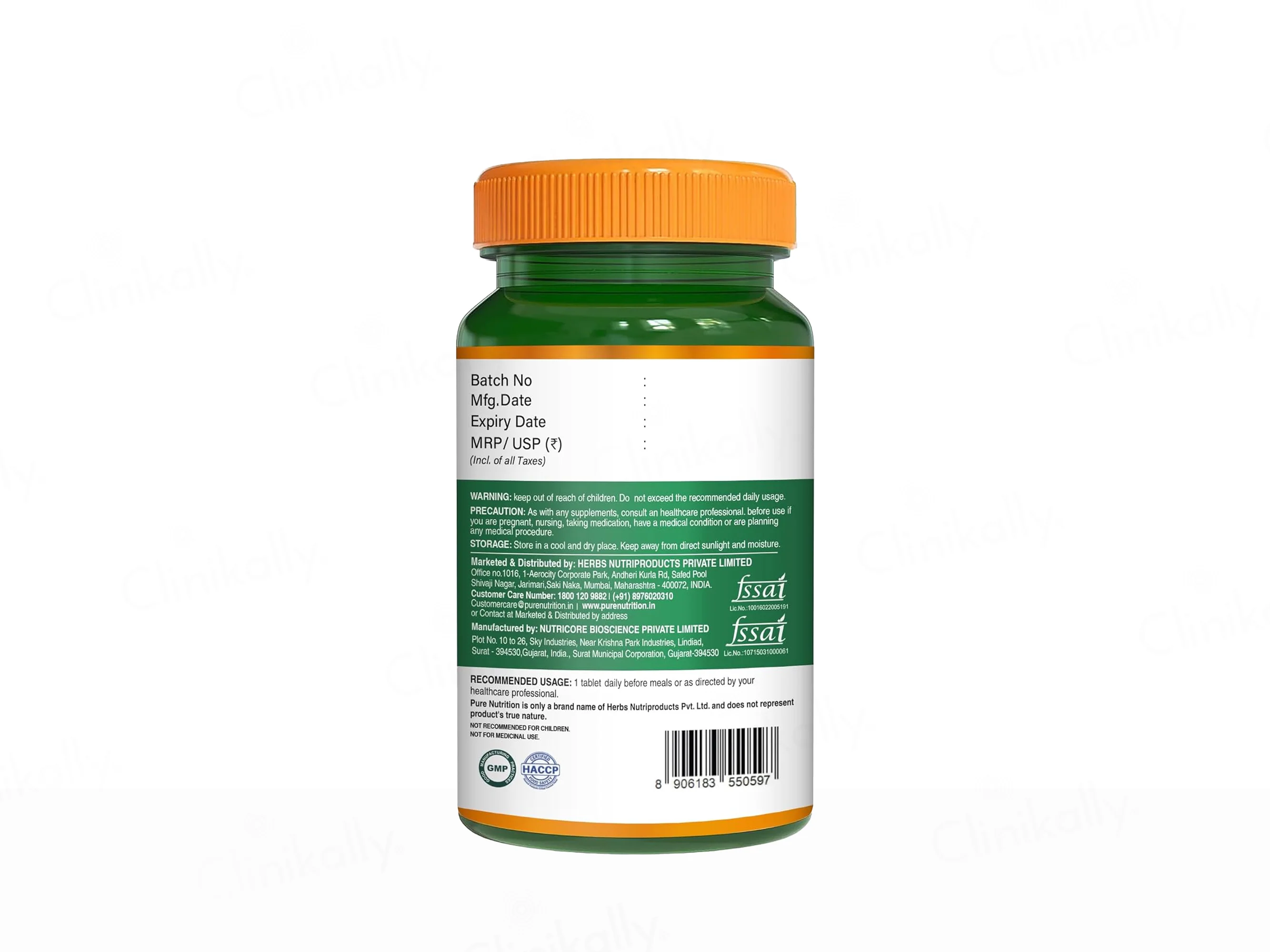 Pure Nutrition Plant Based Collagen Builder Veg Tablet - Image 7