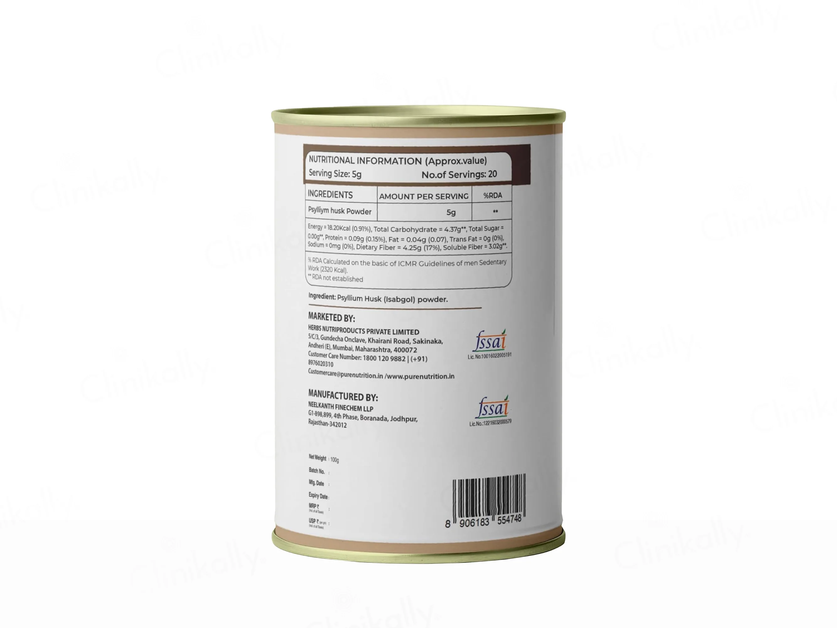 Pure Nutrition Psyllium Husk Isabgol Powder - Image 6