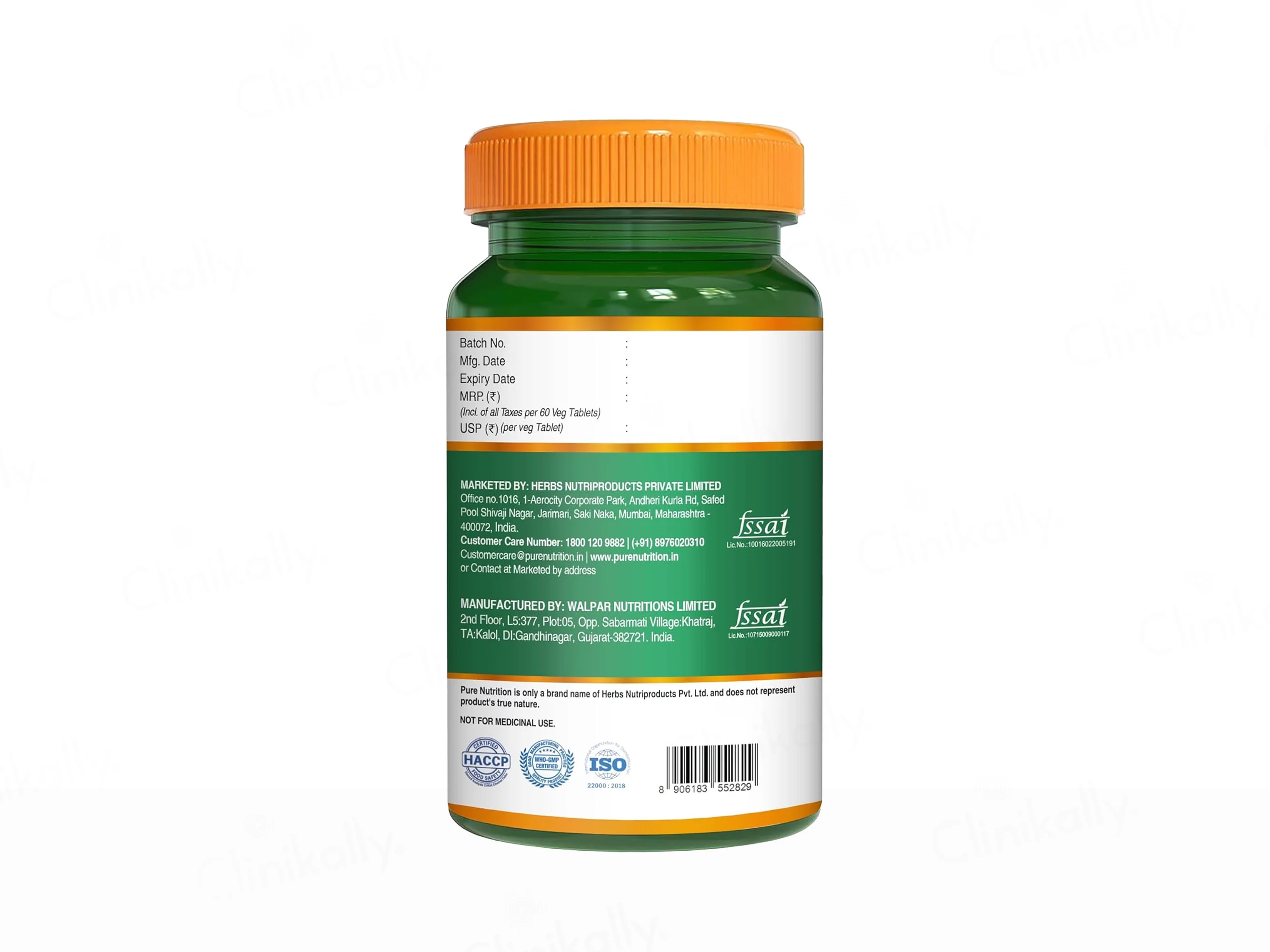 Pure Nutrition Safed Musli 500mg Veg Tablet - Image 7
