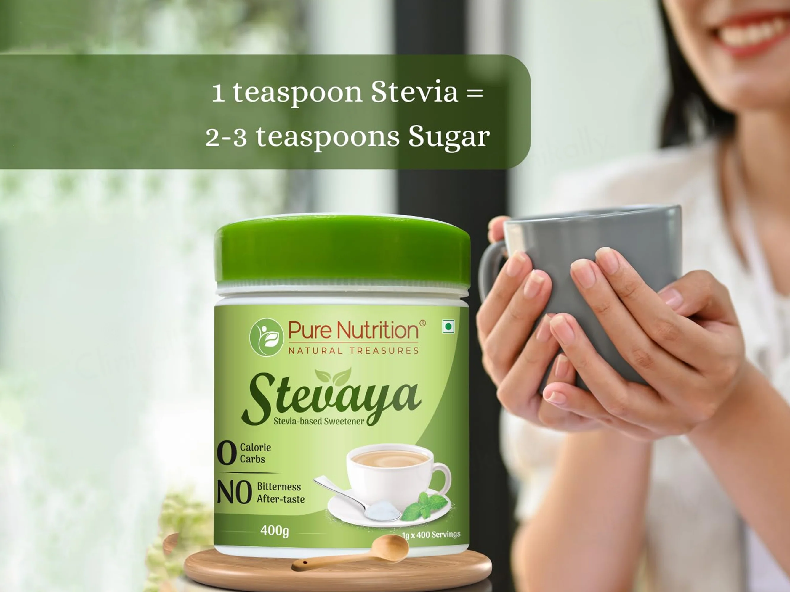 Pure Nutrition Stevaya Stevia-Based Sweetener Powder - Image 8