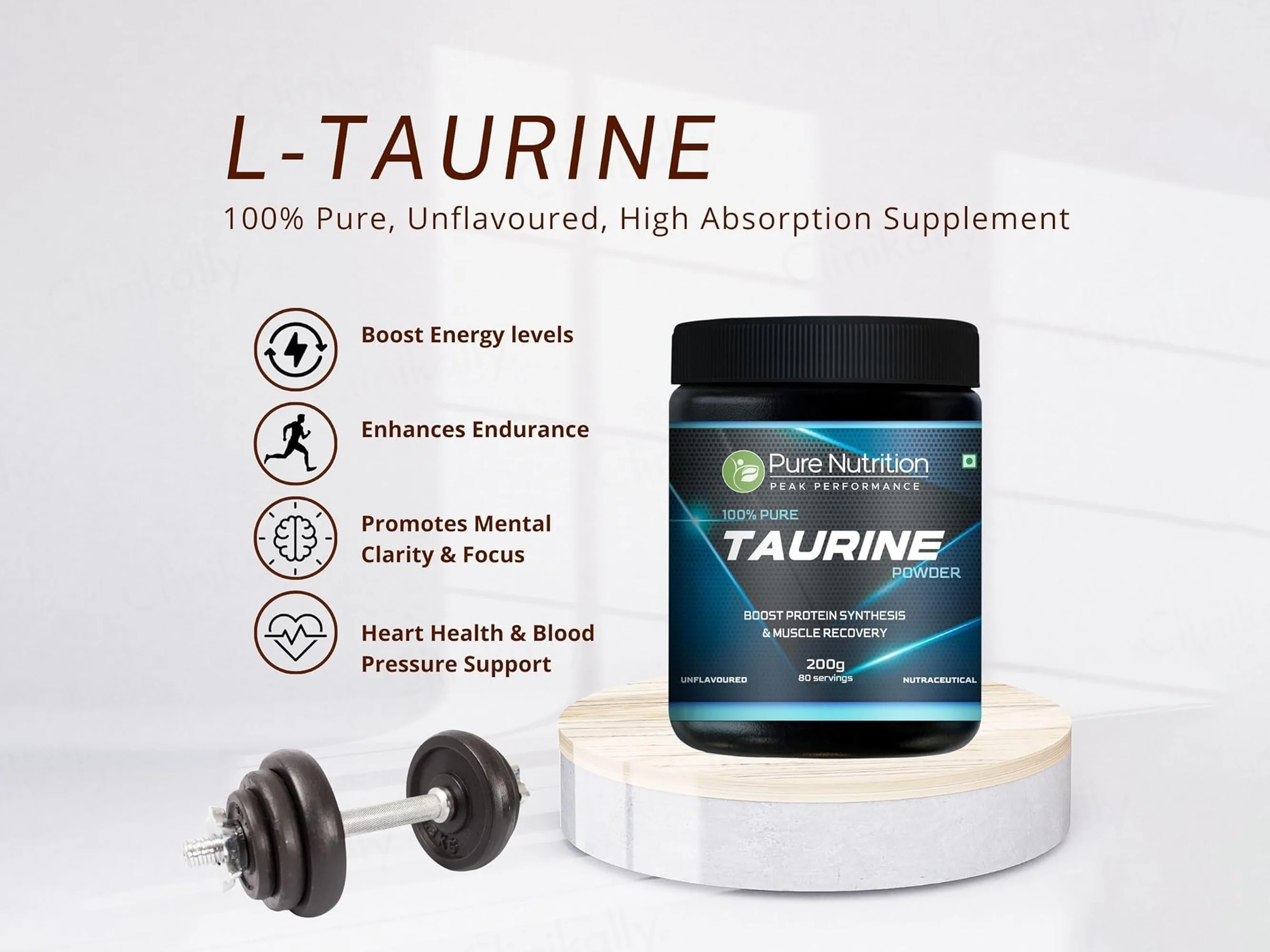 Pure Nutrition Taurine Nutraceutical Powder - Unflavoured - Image 3