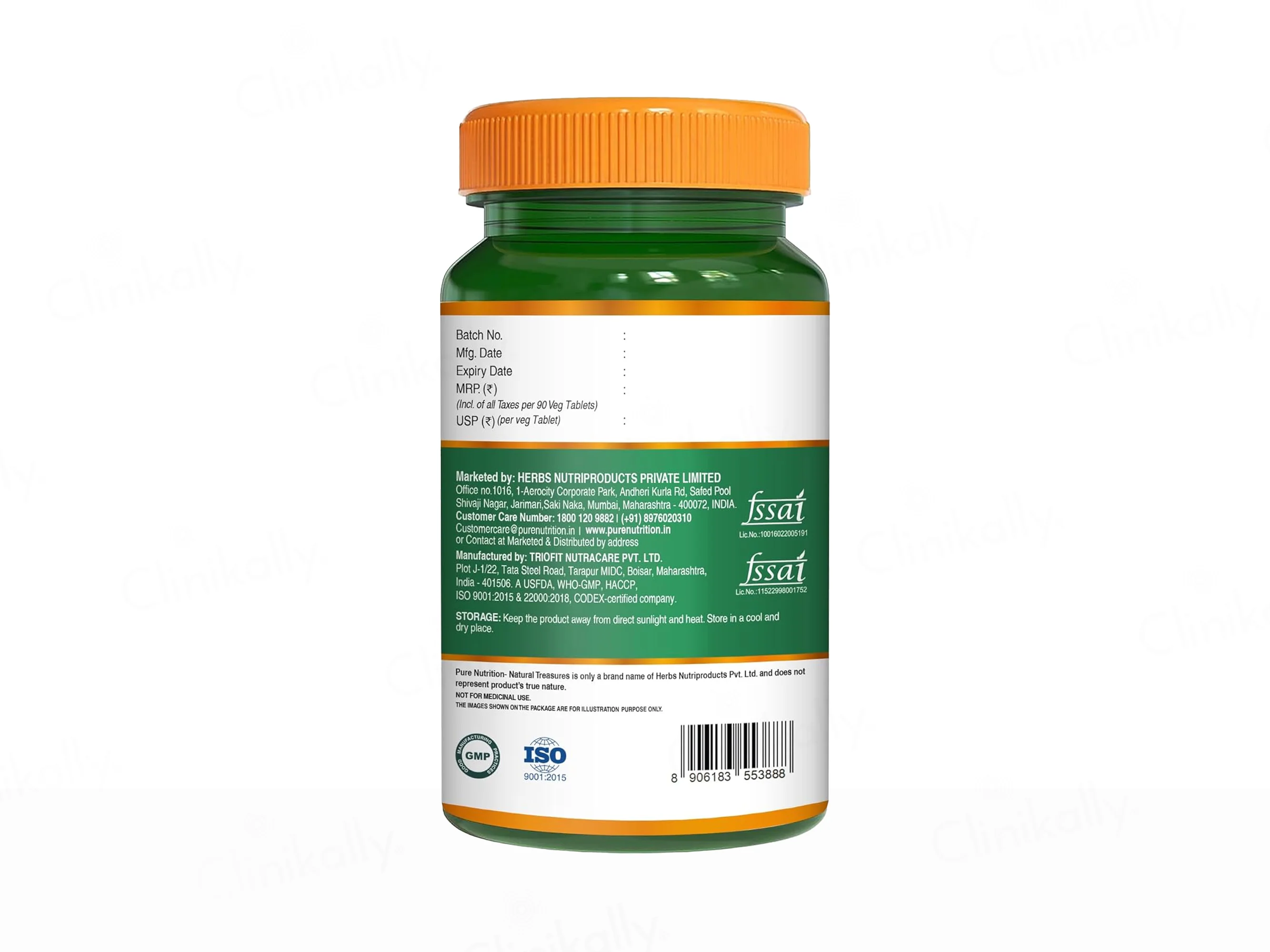 Pure Nutrition Ultra Calcium D3, K2, Zinc & Magnesium Veg Tablet - Image 8
